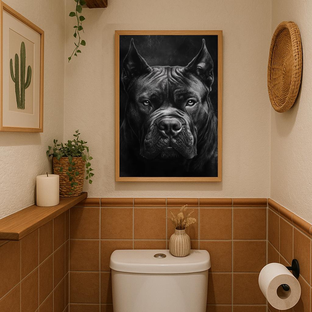 Cane Corso B&W poster sfeerbeeld 3
