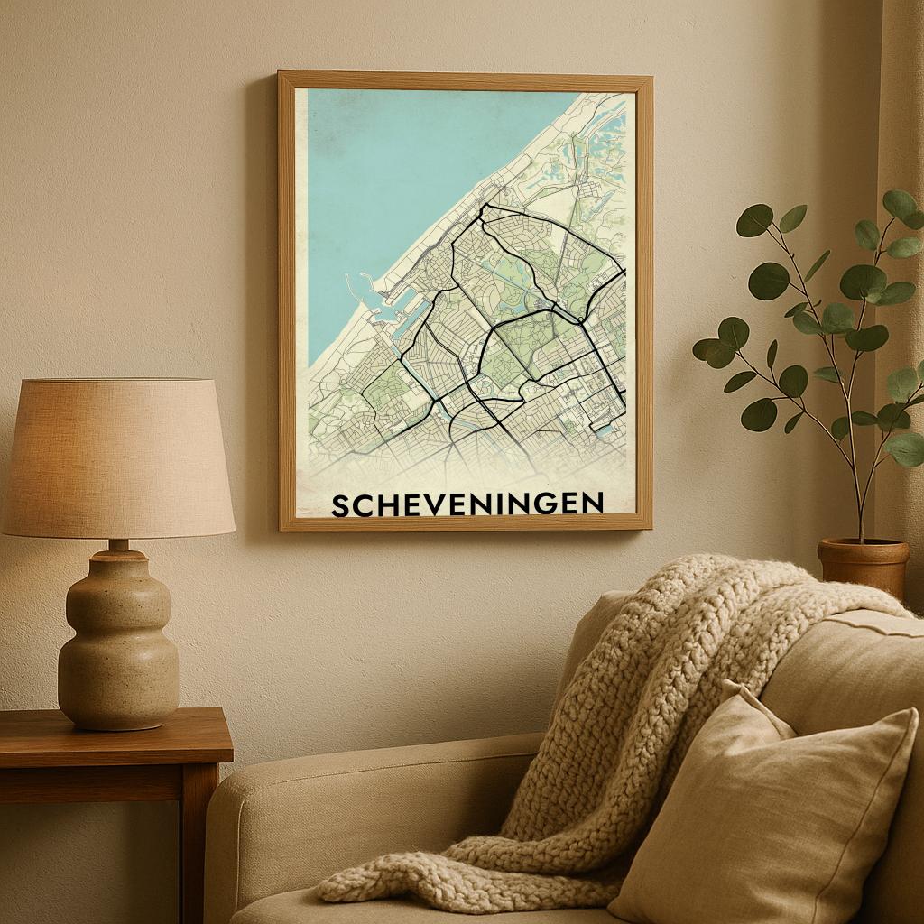 Scheveningen Vintage poster sfeerbeeld 2