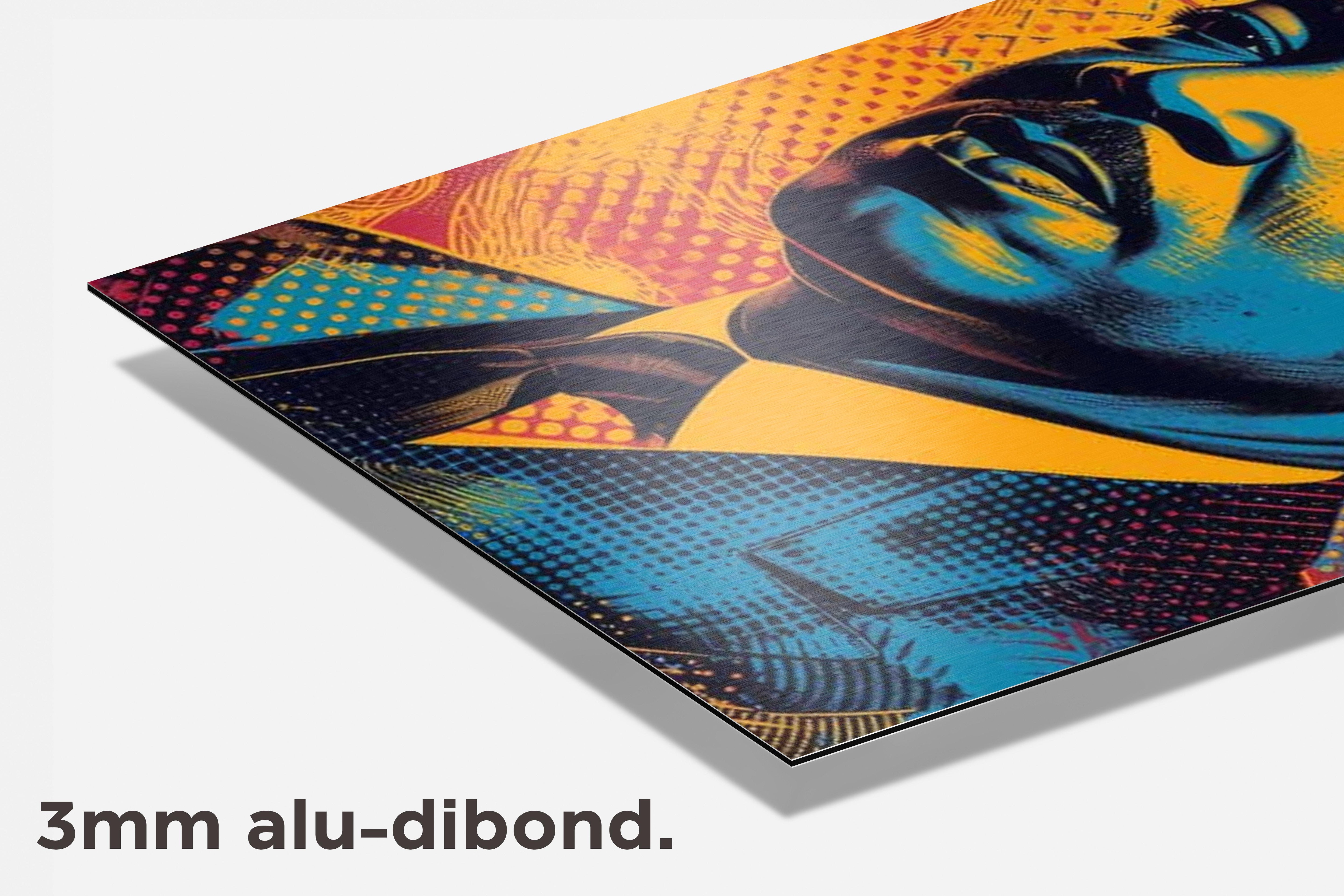 Martin Luther King Jr. dibond detail