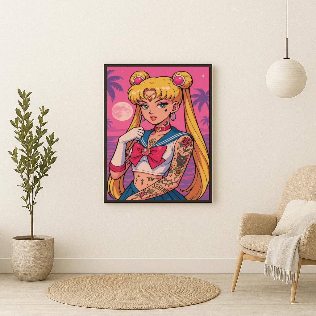 Sailor Moon Tattoo poster sfeerbeeld 2