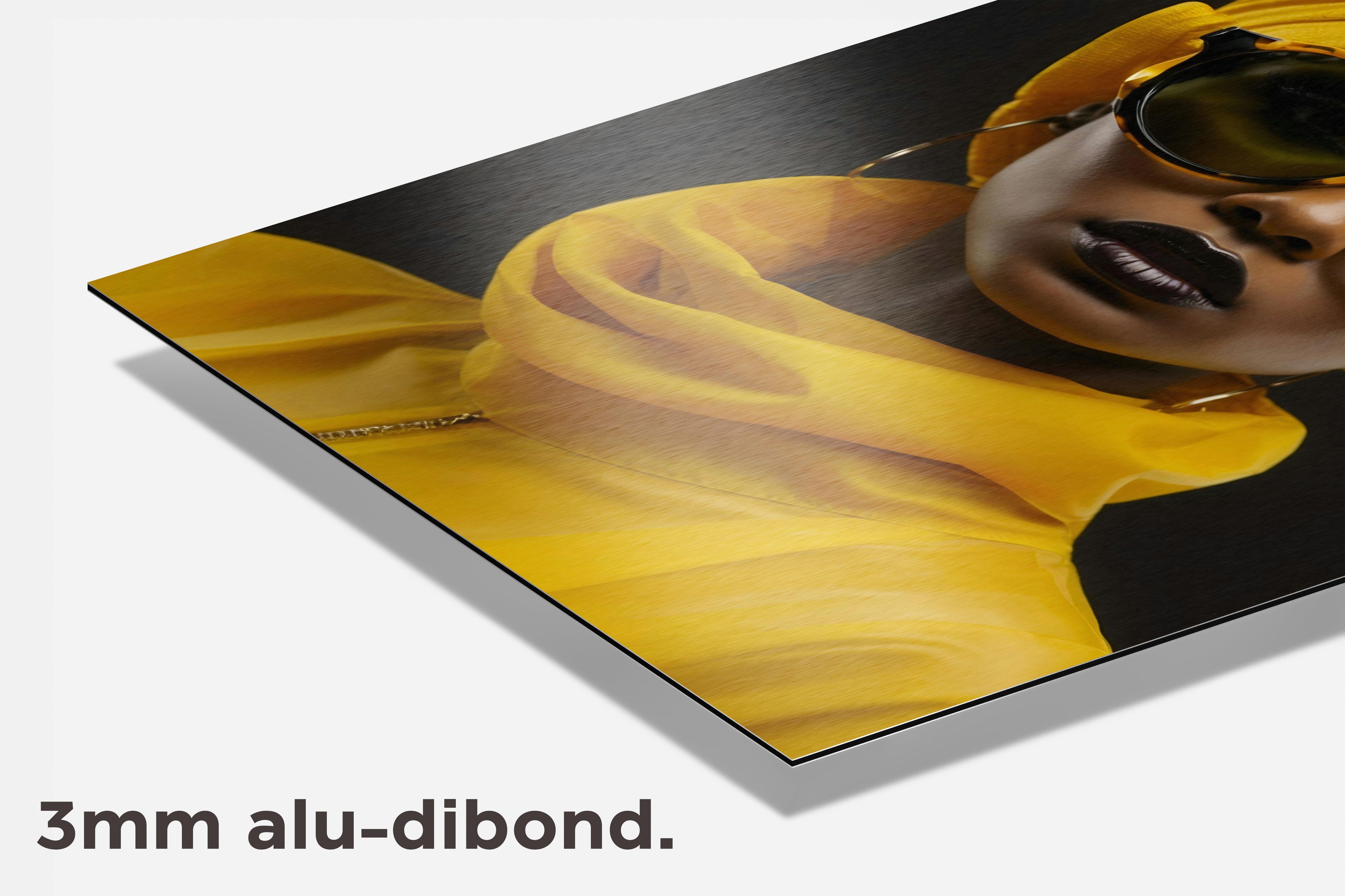 Honingbij Kleuren dibond detail