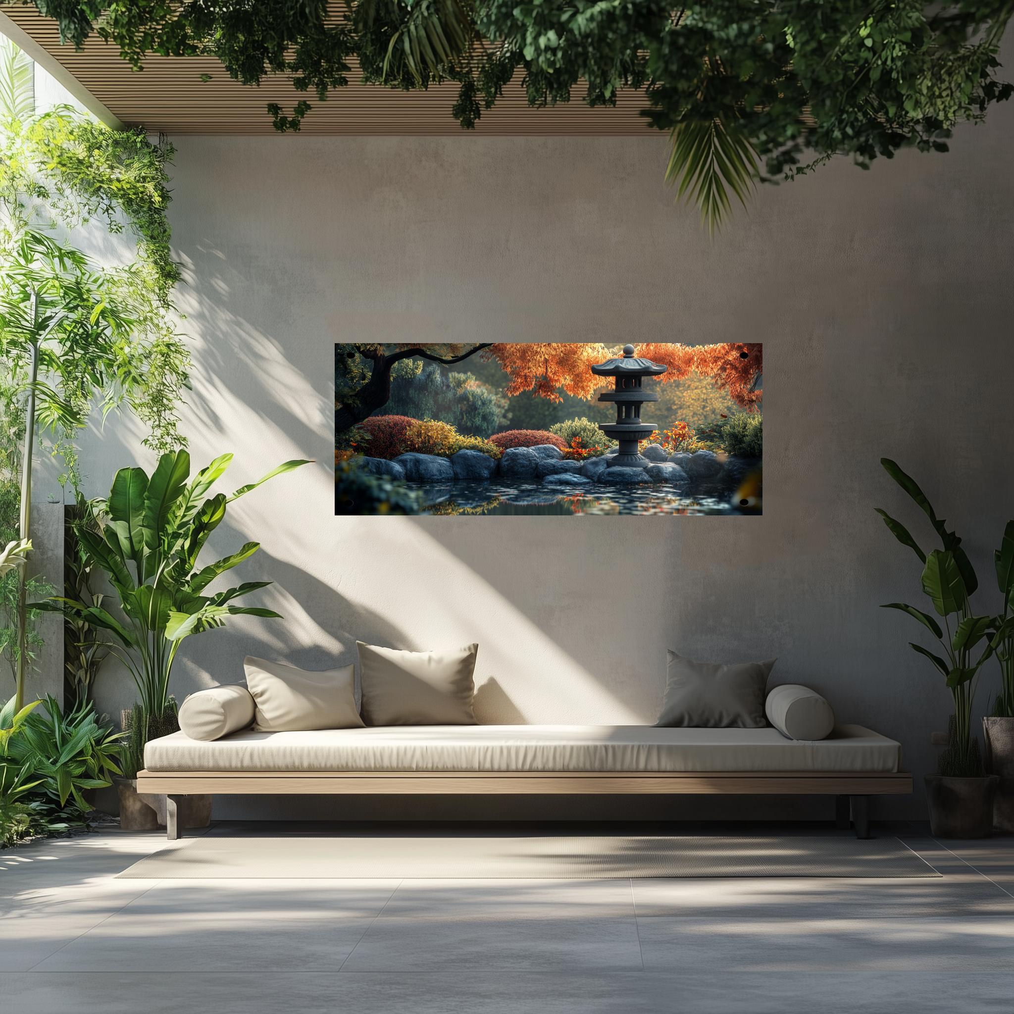 Tuinposter Zen Herfst sfeerbeeld 2