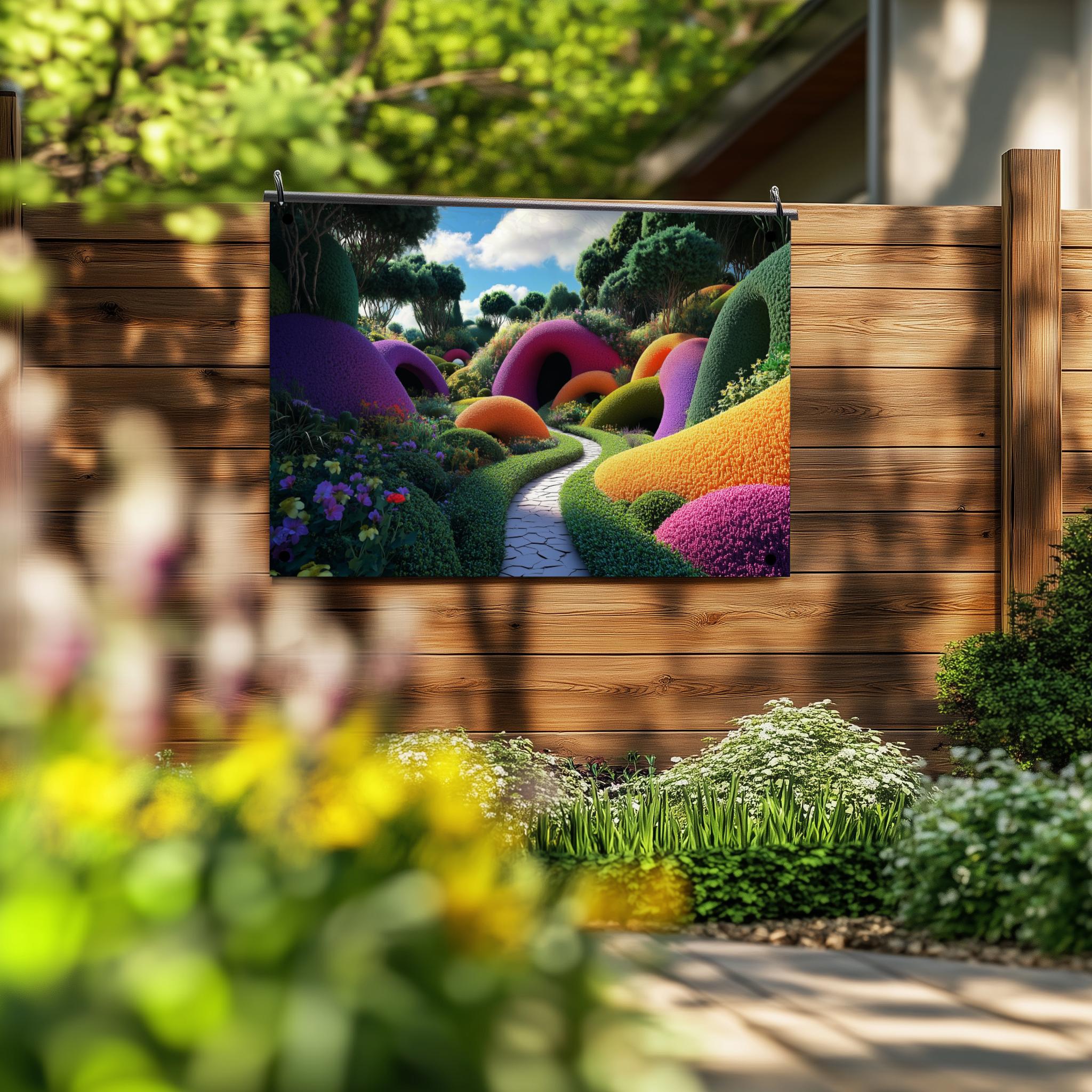 Tuinposter Fantasie Tuin sfeerbeeld 2