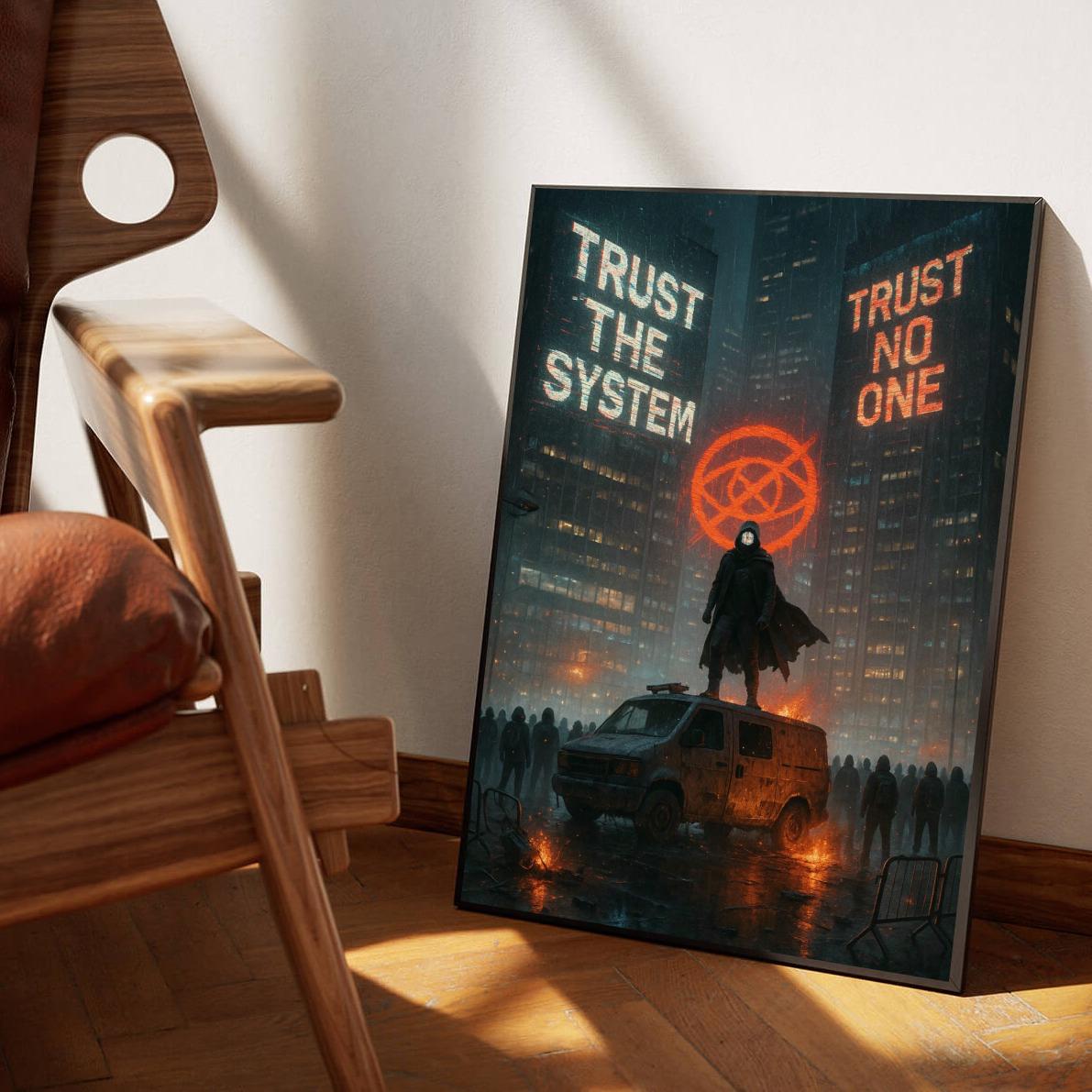 Trust No One City Text poster sfeerbeeld 1