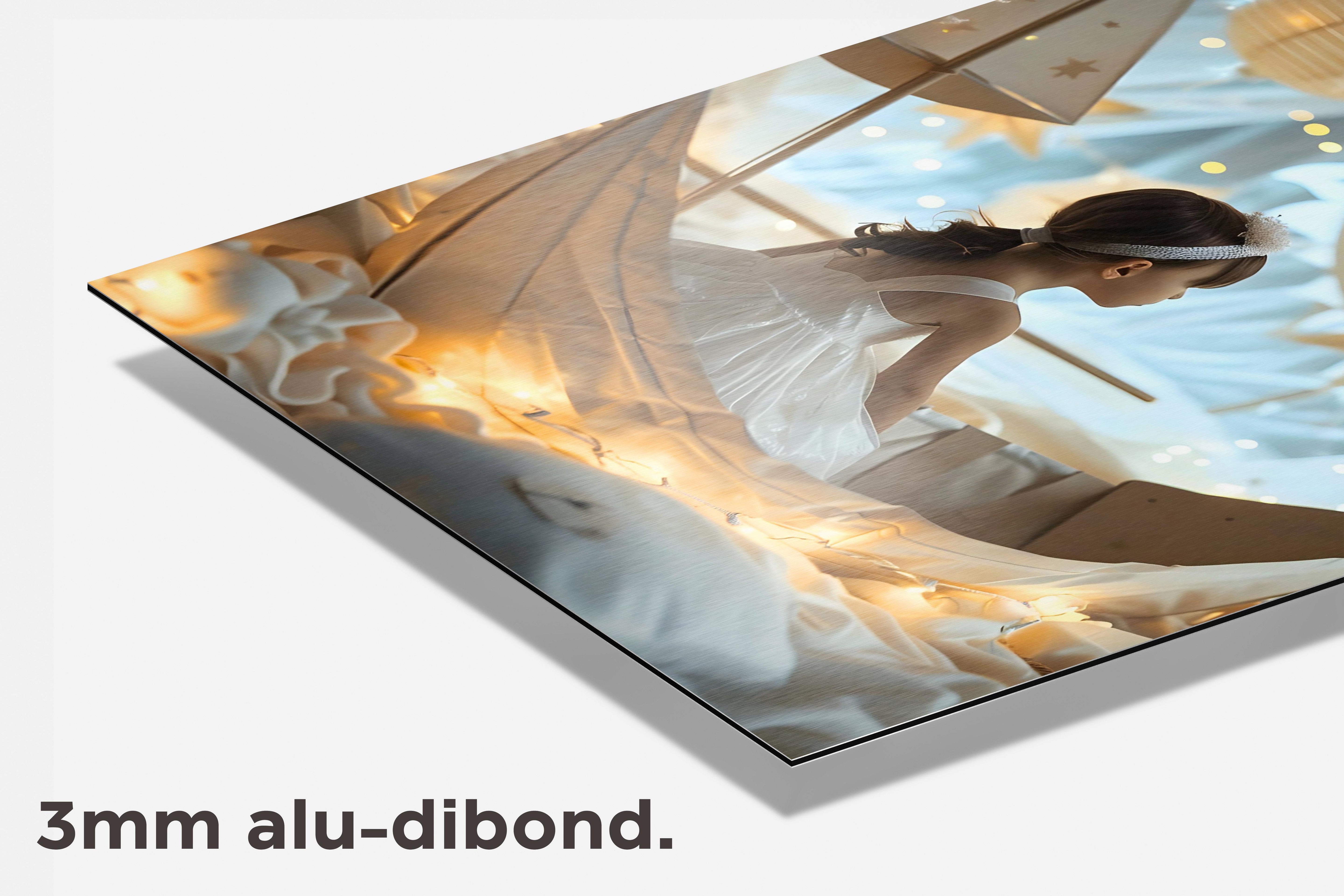 Droom Meisje dibond detail