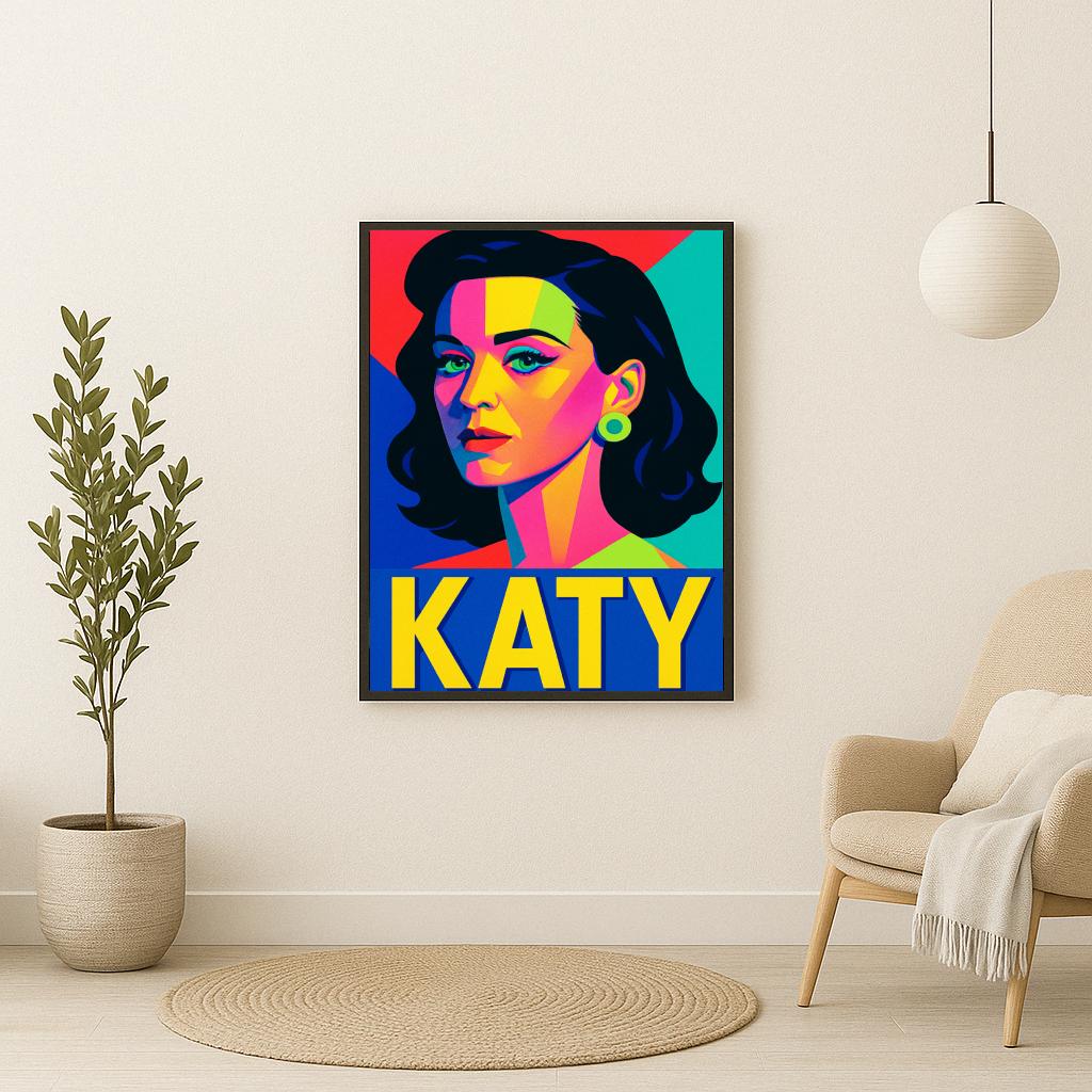 Katy Perry Pop Art poster sfeerbeeld 2