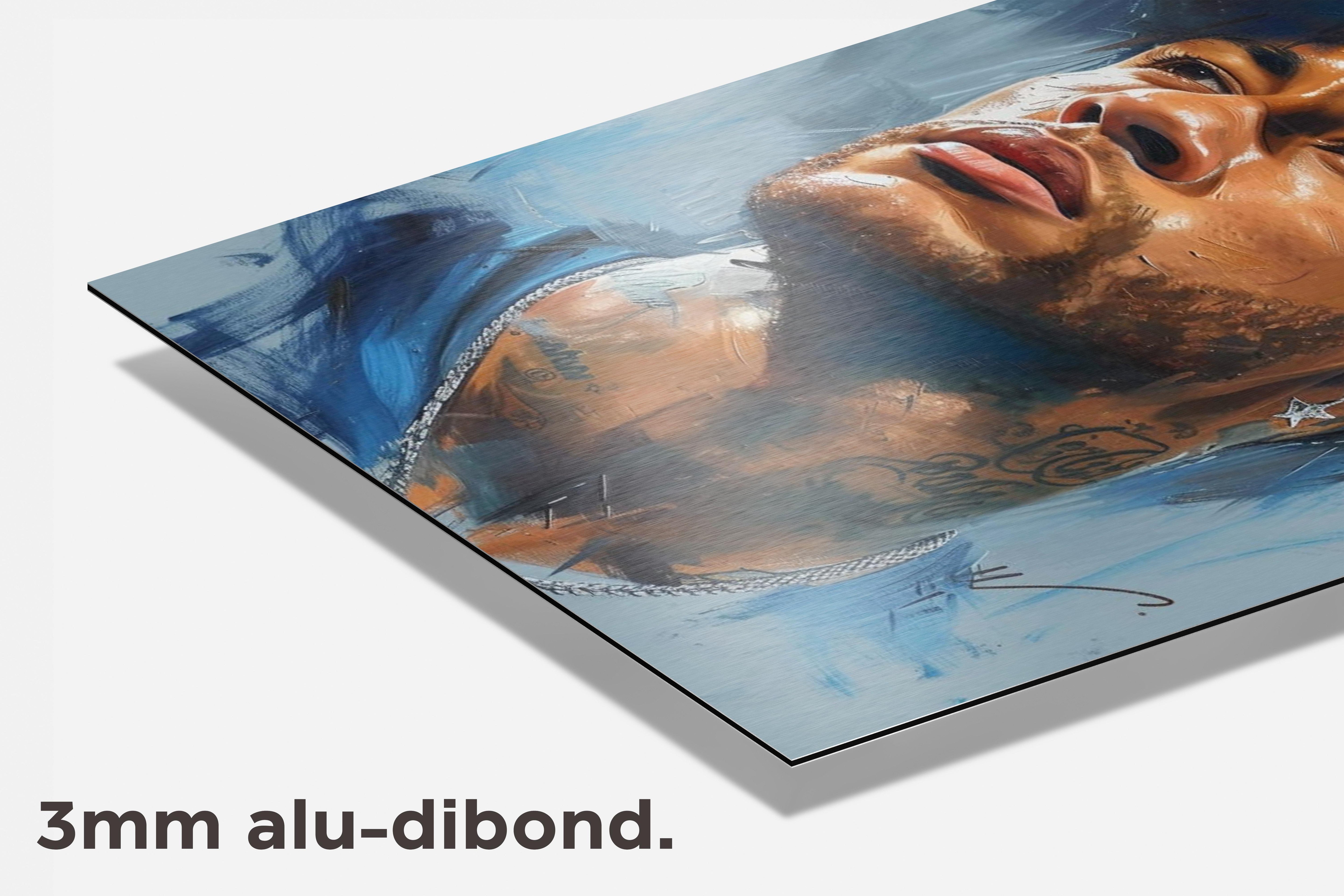 Neymar Jr dibond detail