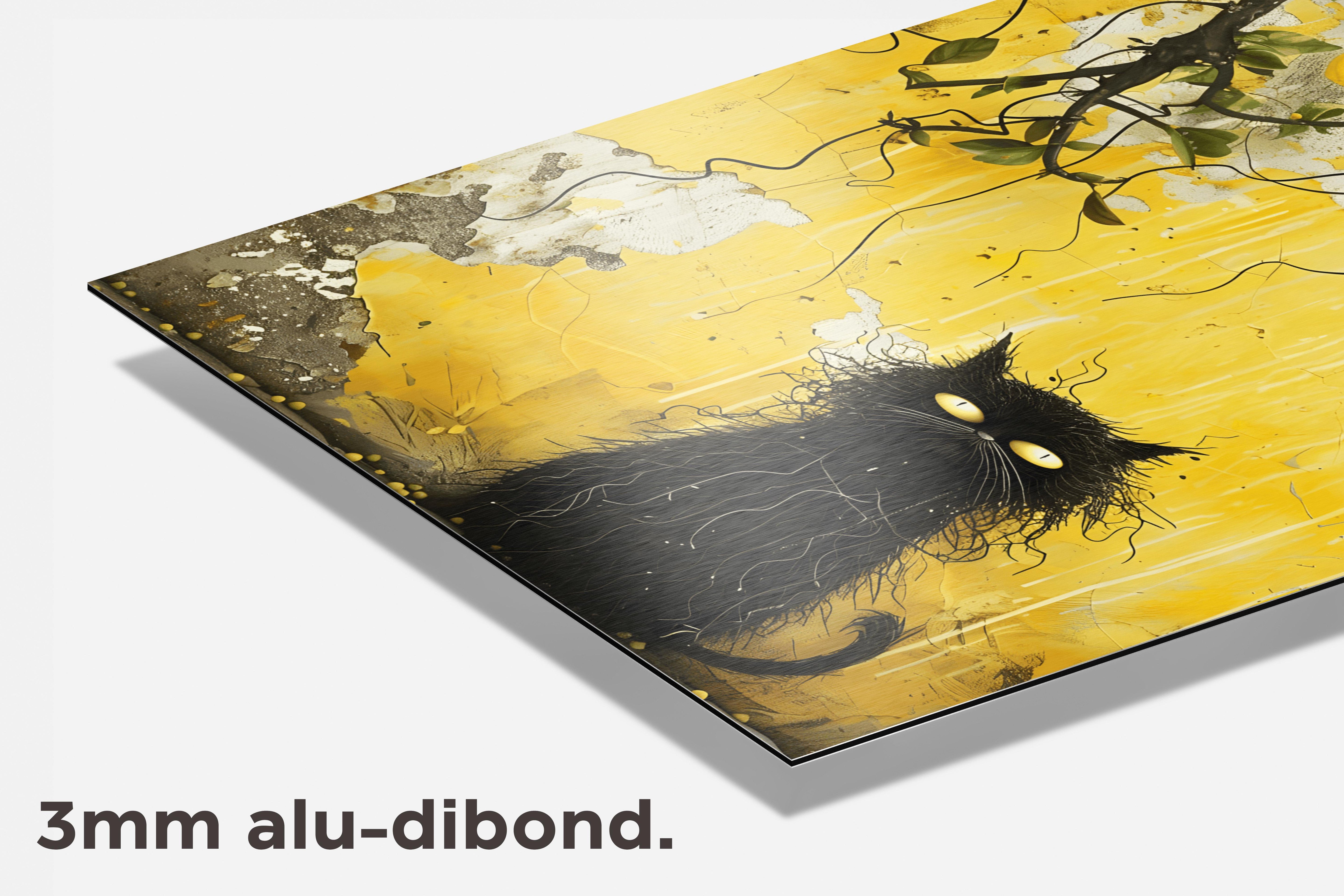 Citroenboom Kat dibond detail