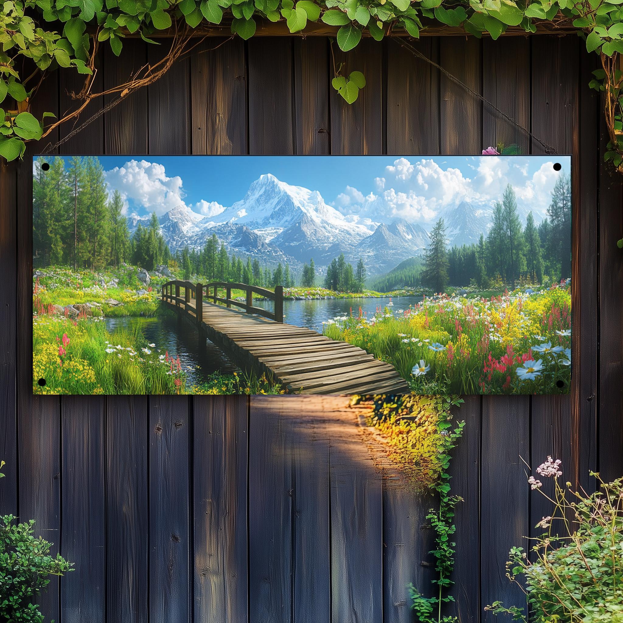 Tuinposter Alpen van 25 Artstreet