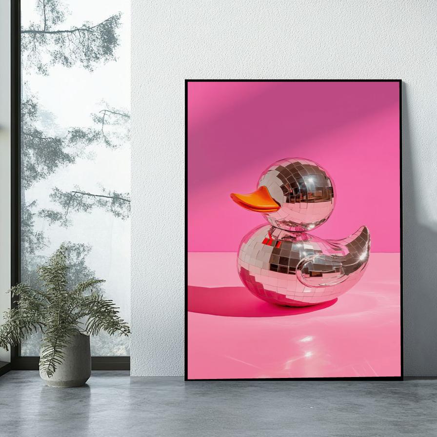 Duck Disco ball poster sfeerbeeld 1