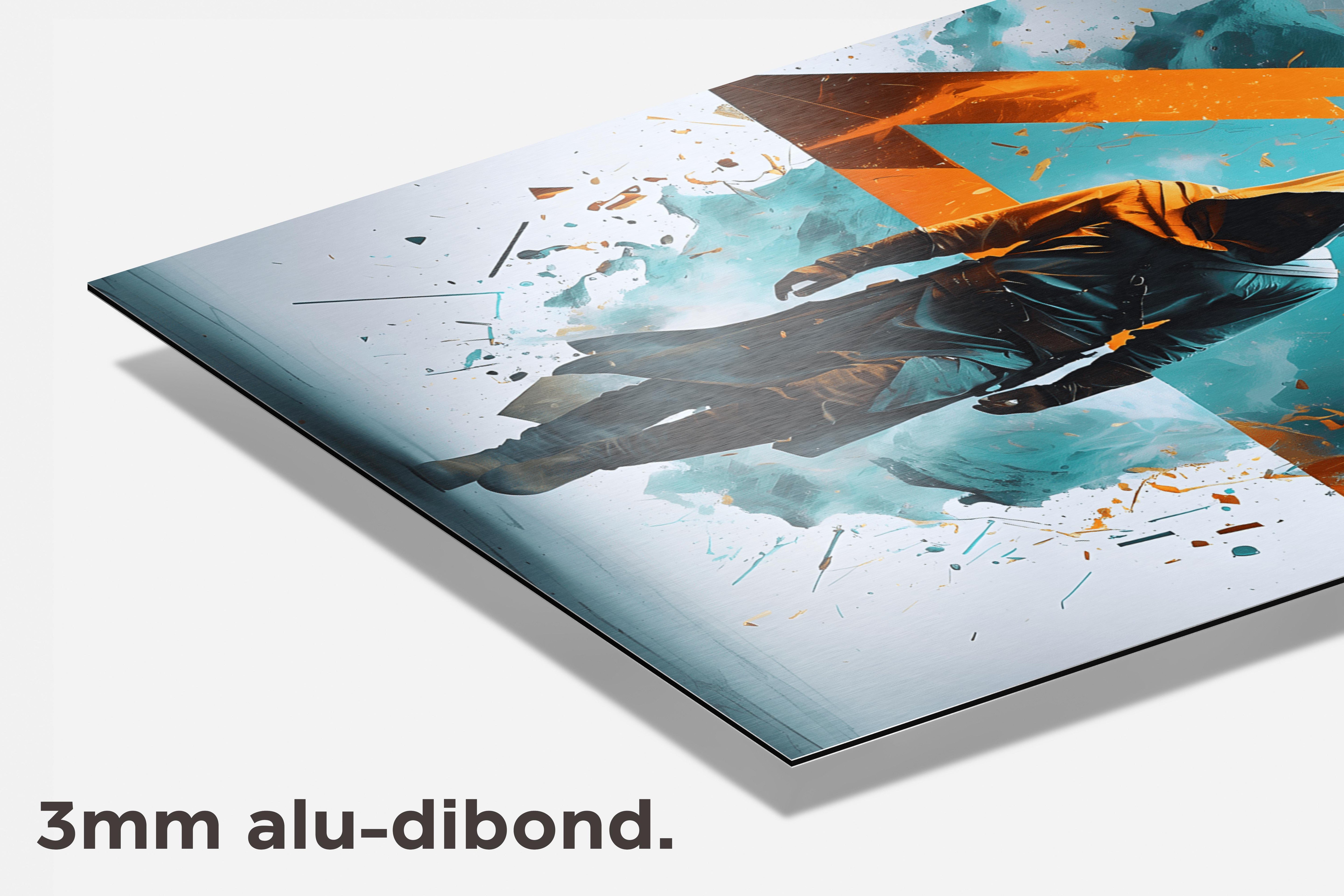 Altair Creed Driehoek dibond detail