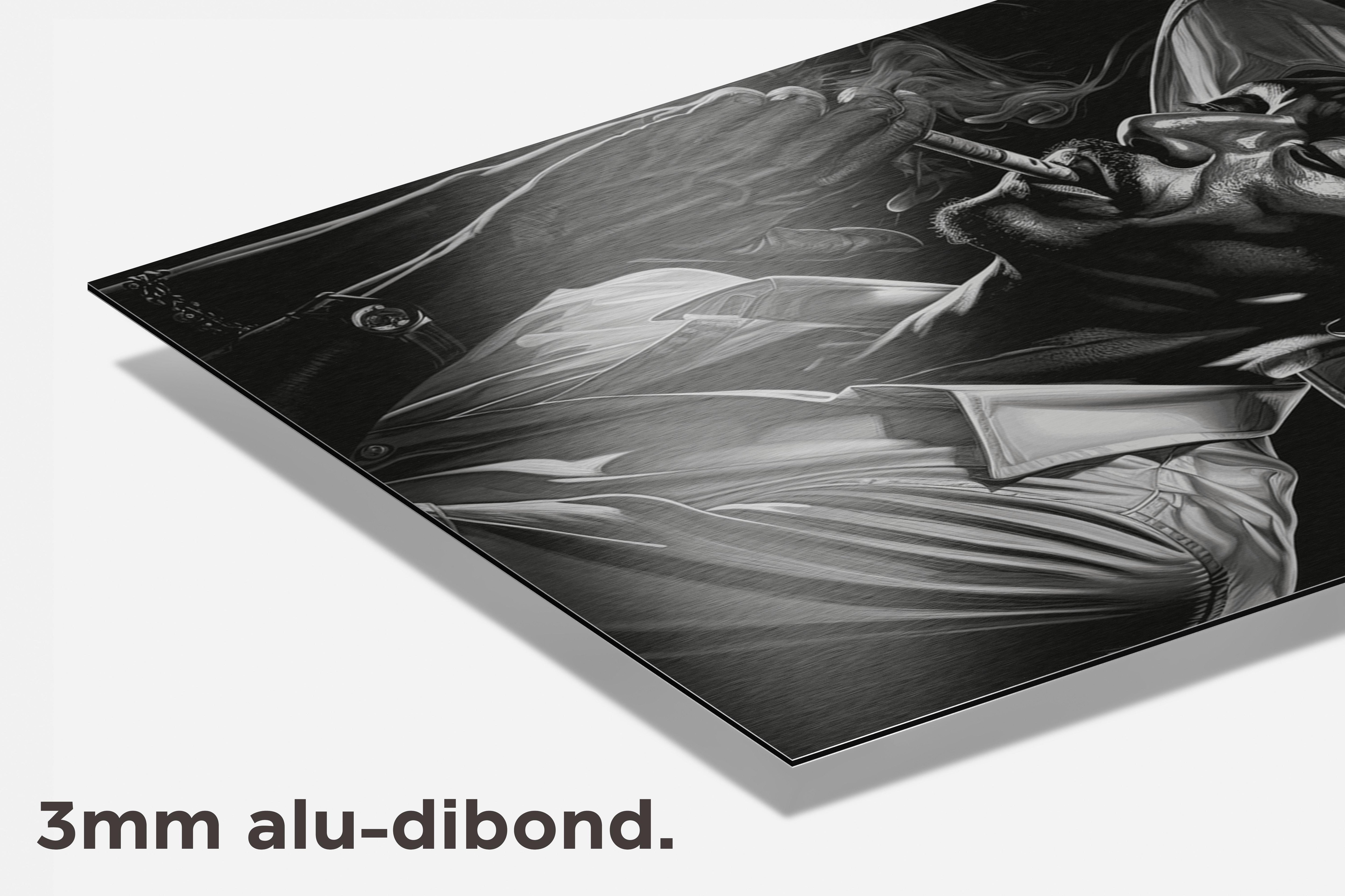 Man in Rook dibond detail