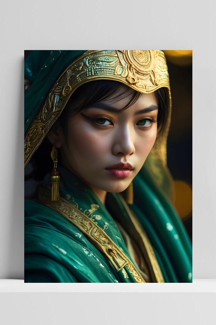 Jade Jurk op 3mm aluminium dibond