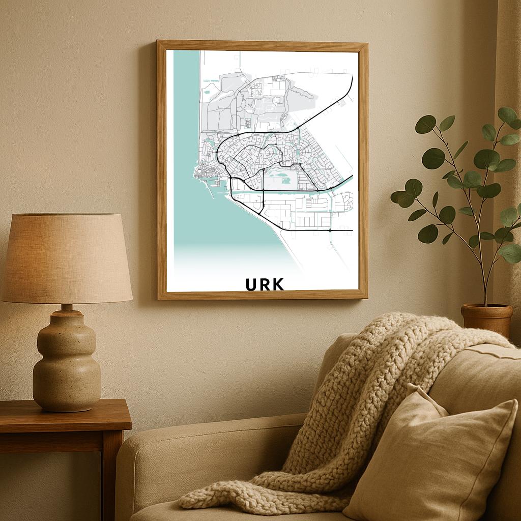 Urk Blauw poster sfeerbeeld 2