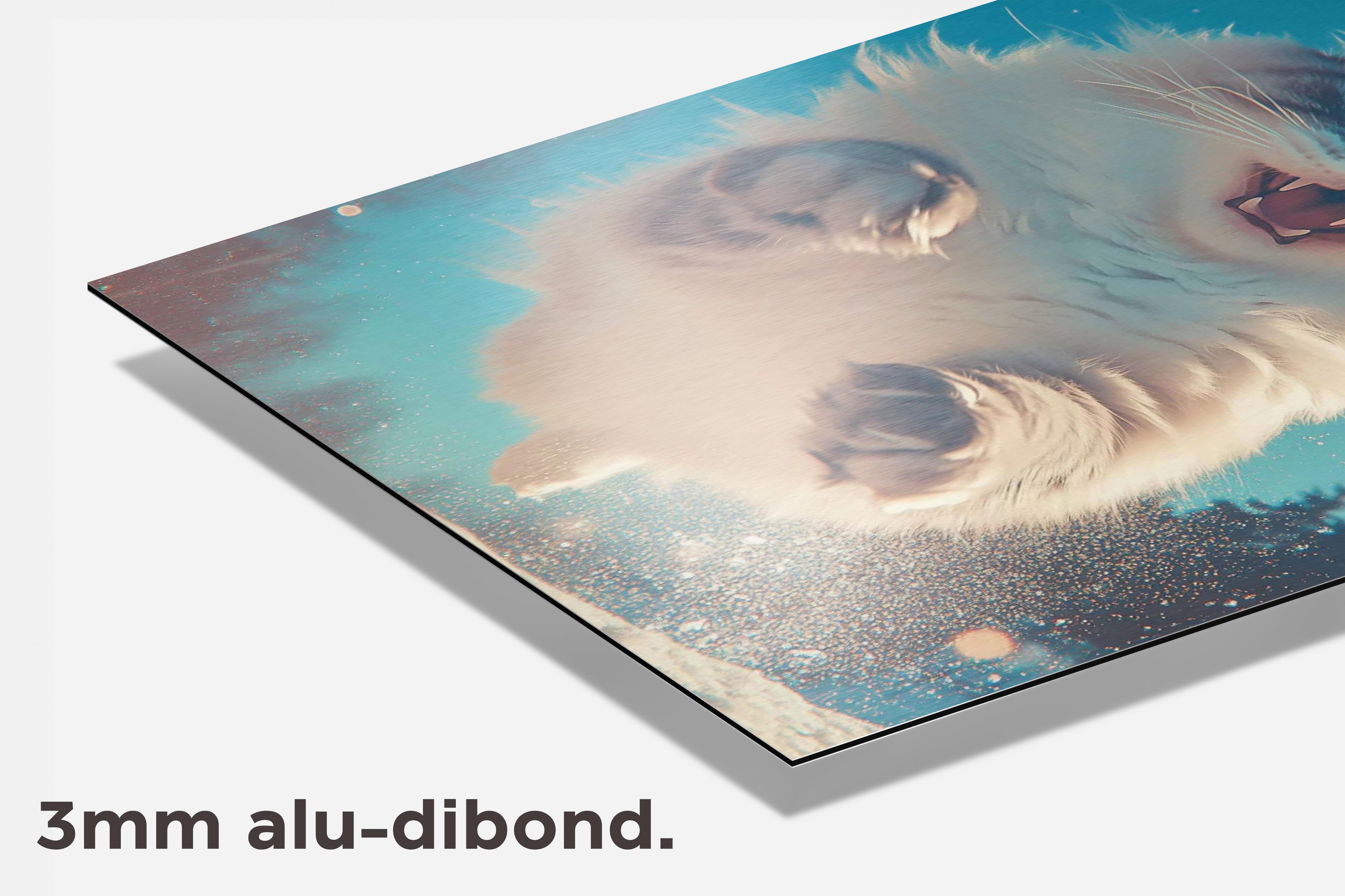 Woeste Kat dibond detail