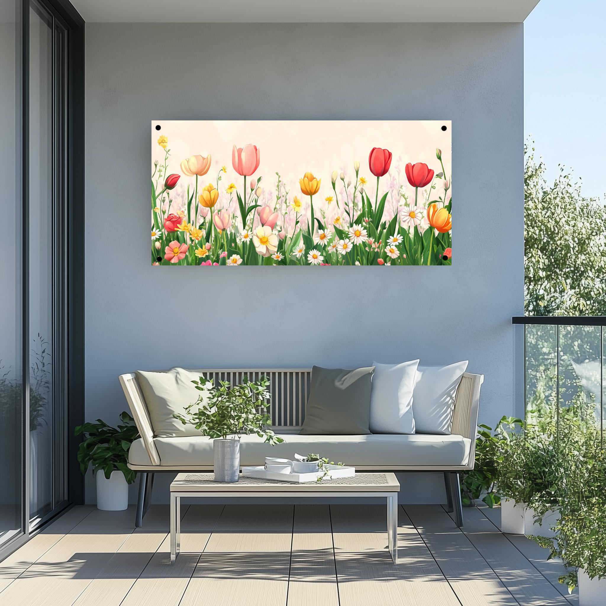 Tuinposter Bloemen sfeerbeeld 4