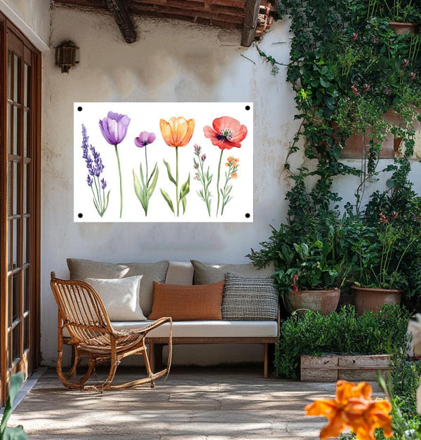 Gartenposter Blumen Poster