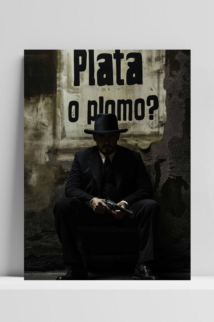 Plata O Plomo op 3mm aluminium dibond