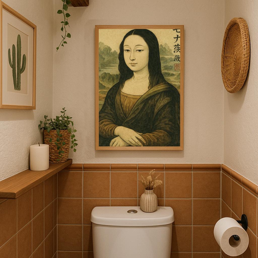 Mona Lisa Asian Art poster sfeerbeeld 3