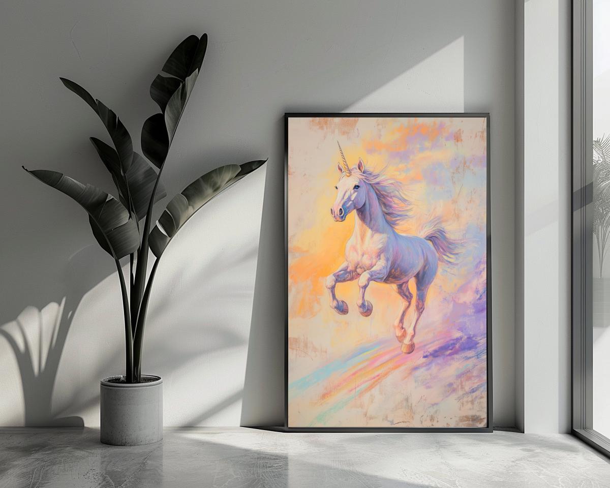 Unicorn Art poster van 25 Artstreet
