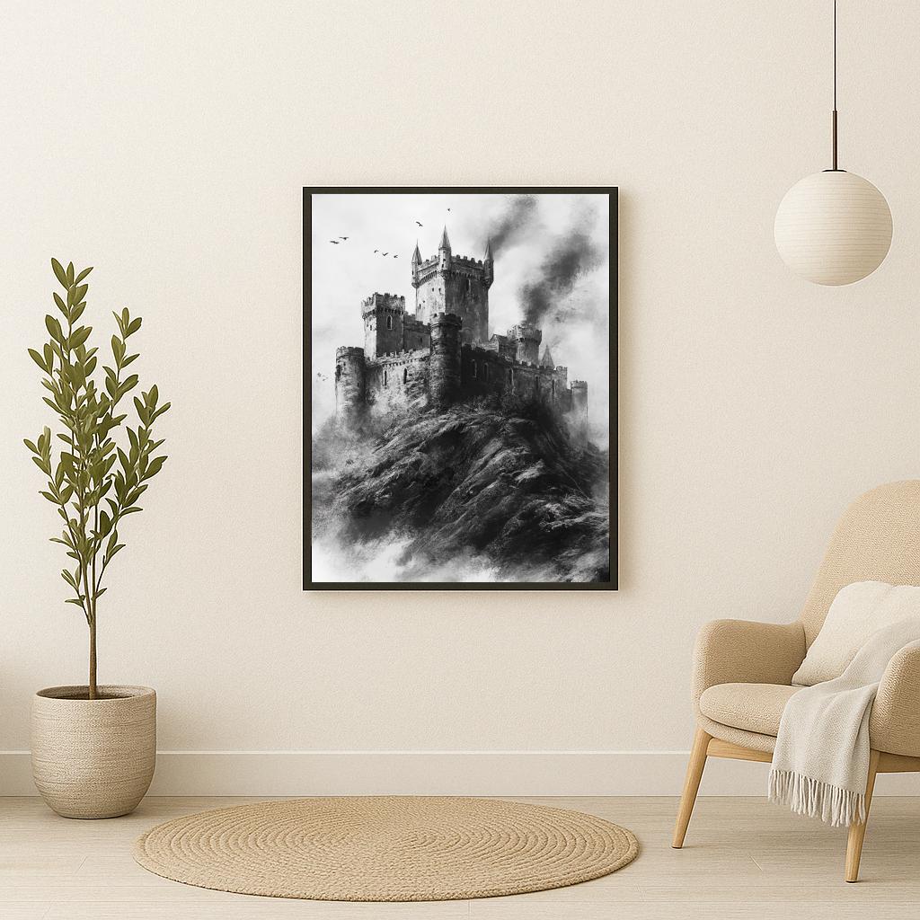 Castle B&W poster sfeerbeeld 2
