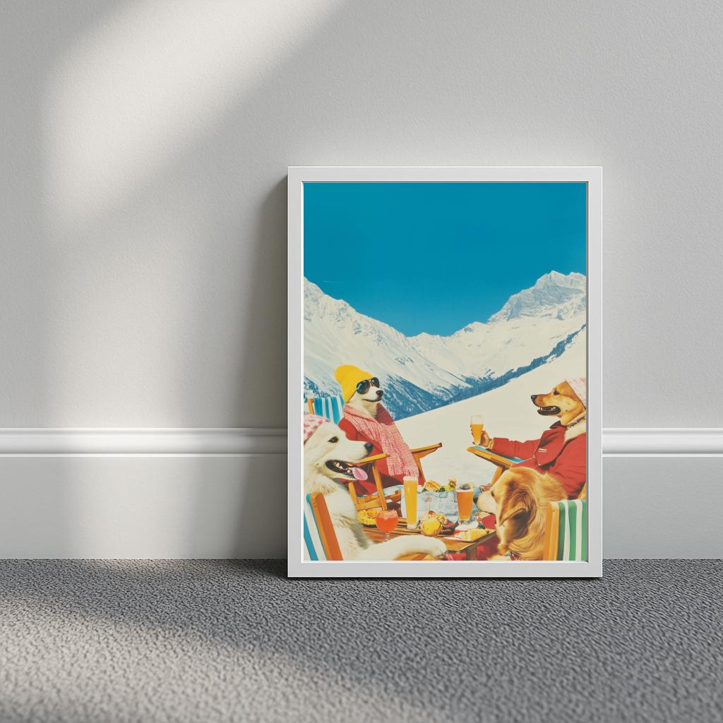 Dogs Mountain Snow poster sfeerbeeld 3