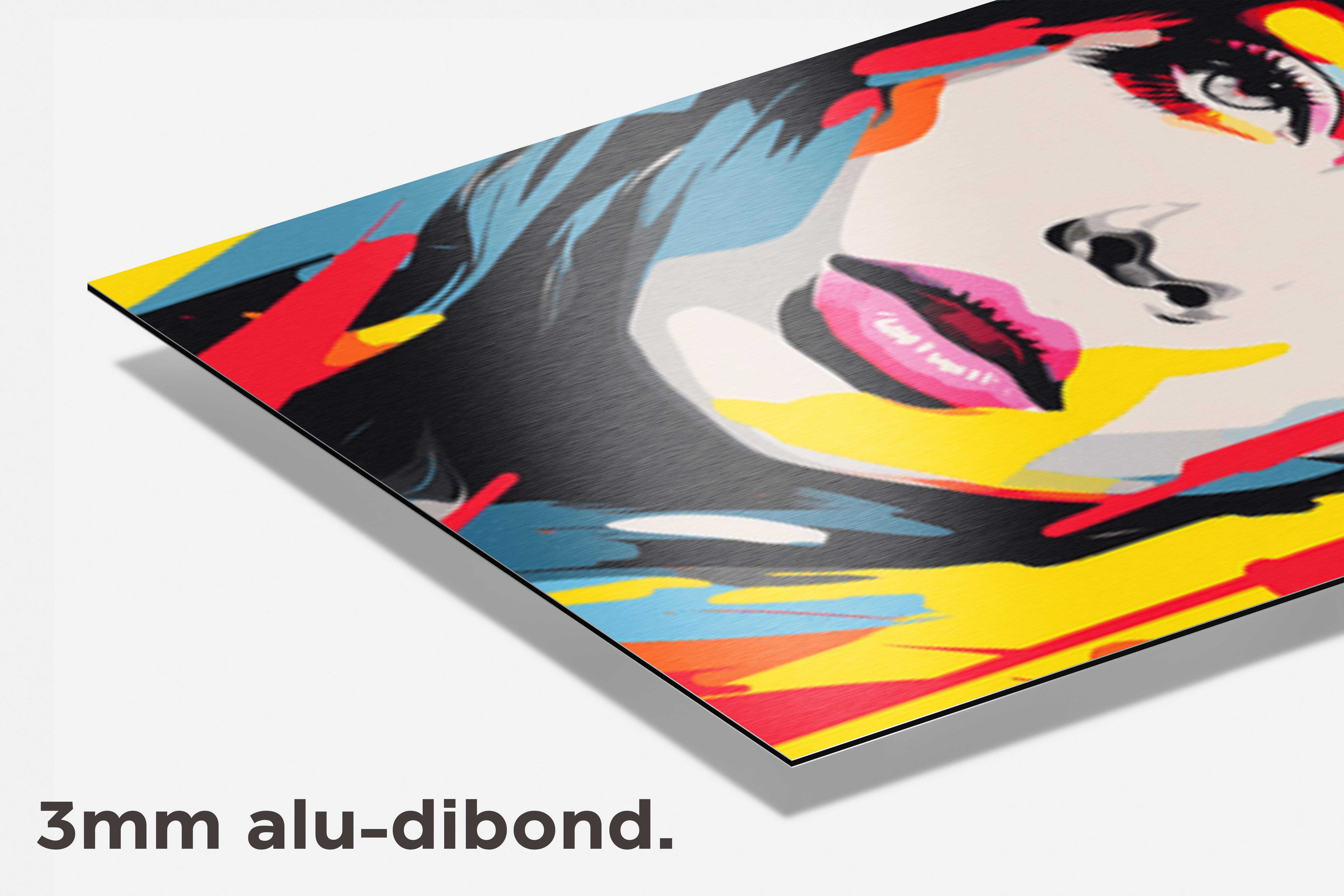 Vrouw dibond detail