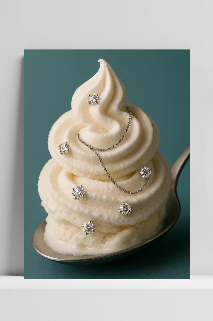 Ice Cream Diamonds Spoon in interieur