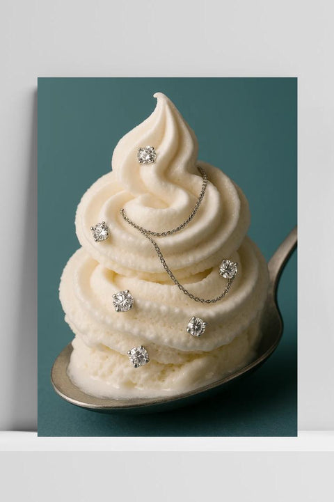 Affiche Ice Cream Diamonds Spoon