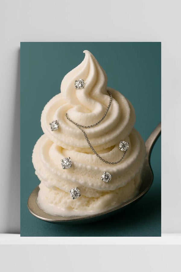 Ice Cream Diamonds Spoon poster