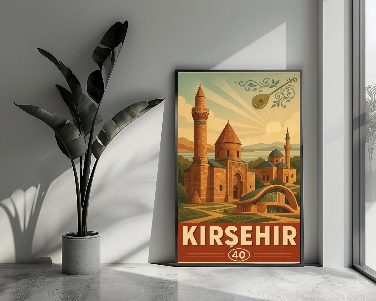 Kırşehir Turkey Vintage Text poster van 25 Artstreet