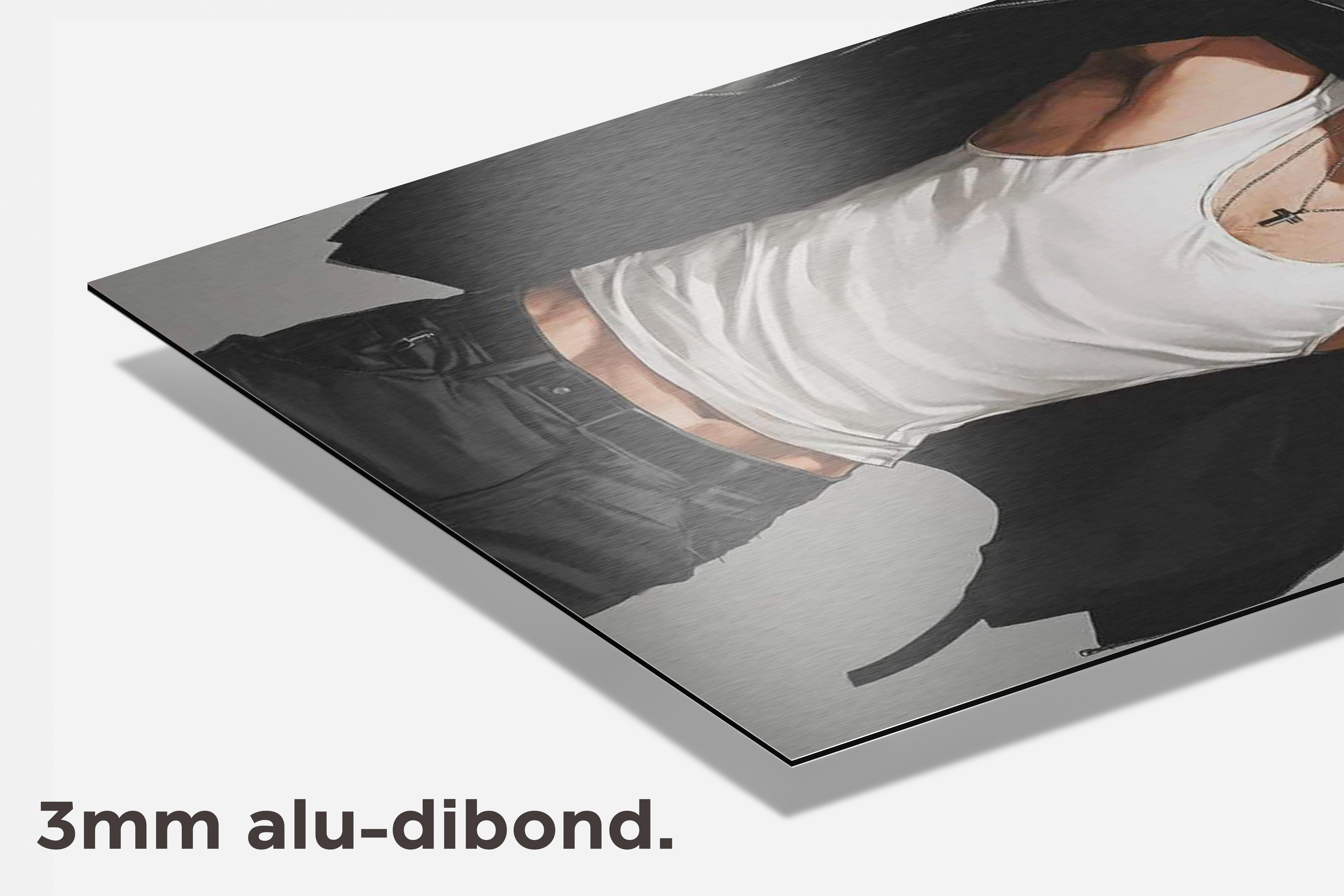 Anime Man dibond detail