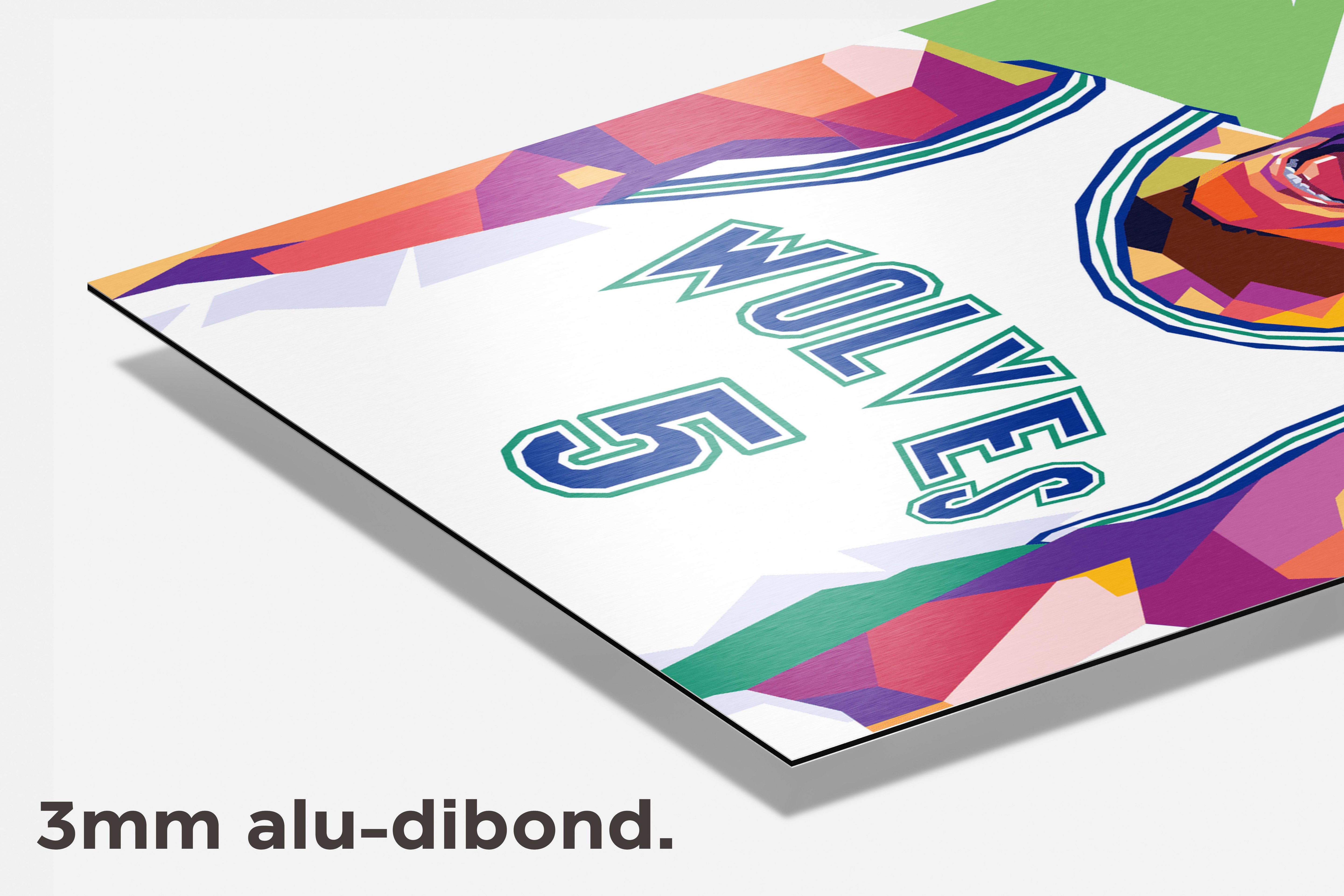 Anthony Edwards dibond detail