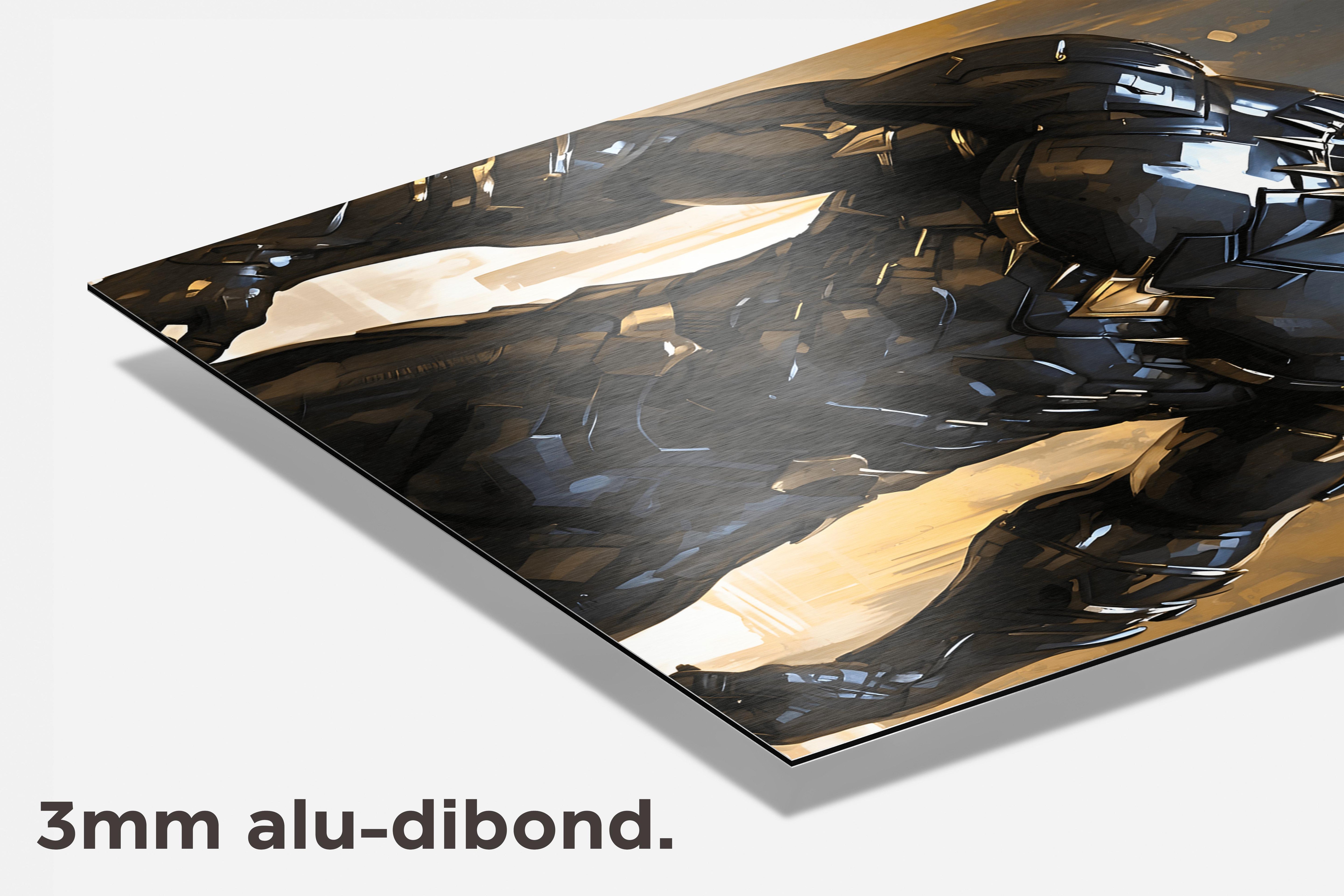 Black Panther dibond detail