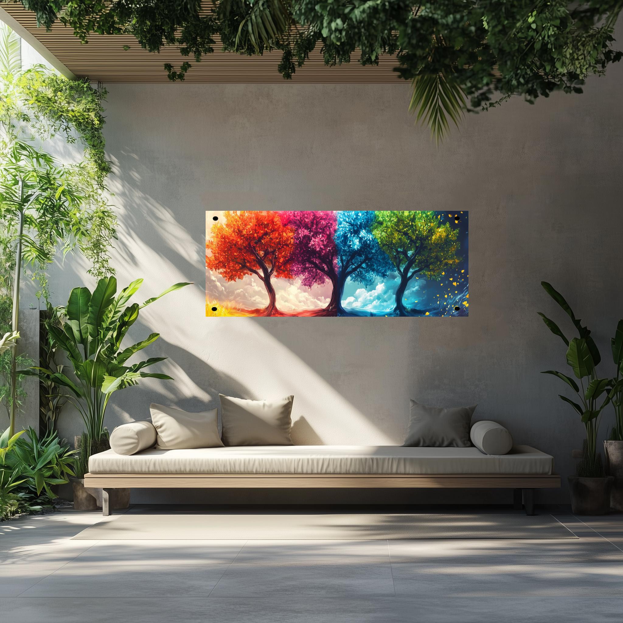 Tuinposter Vier Seizoenen sfeerbeeld 4