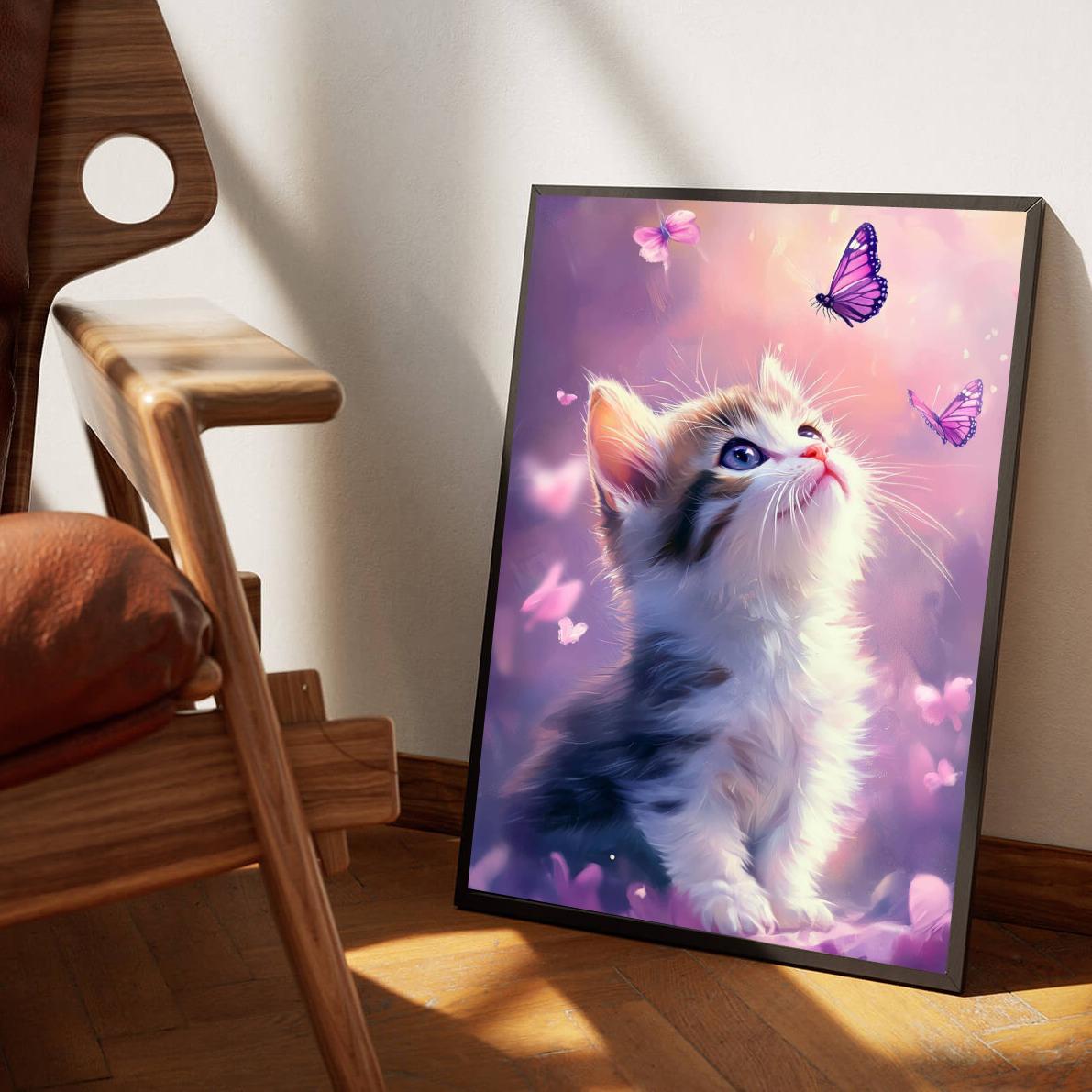 Butterfly Kitten poster van 25 Artstreet