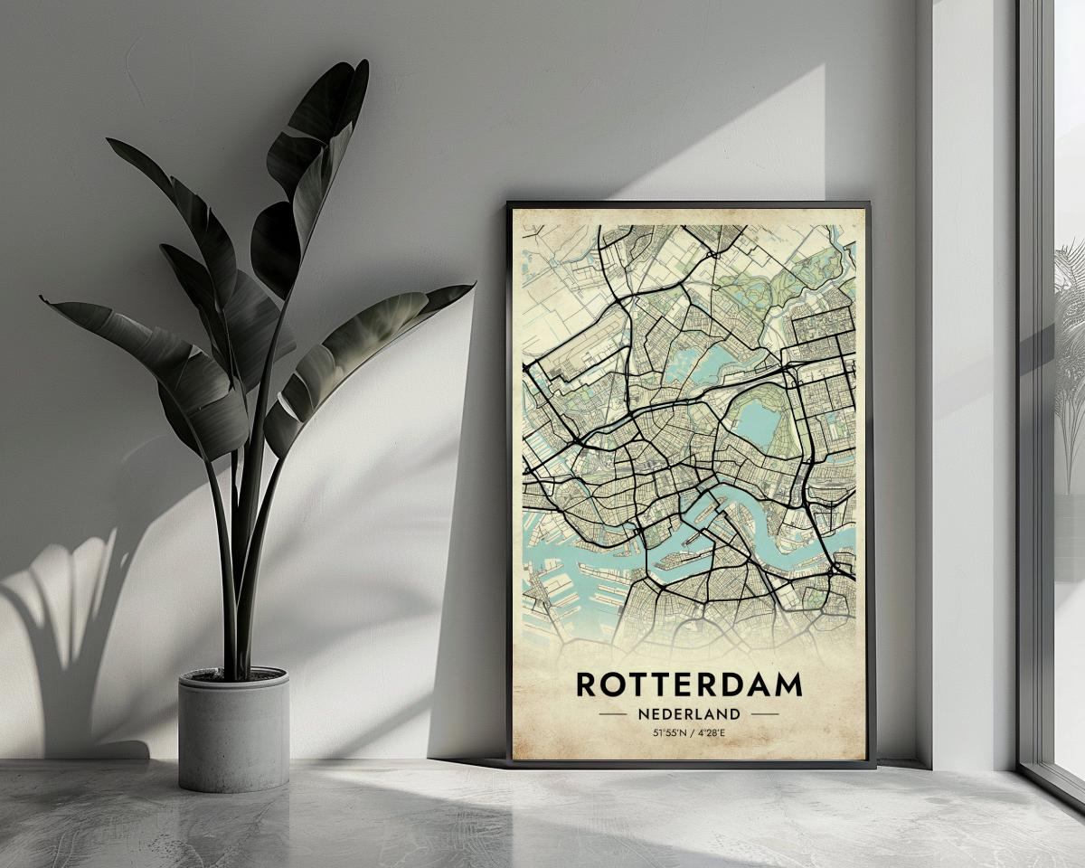 Rotterdam Vintage poster van 25 Artstreet