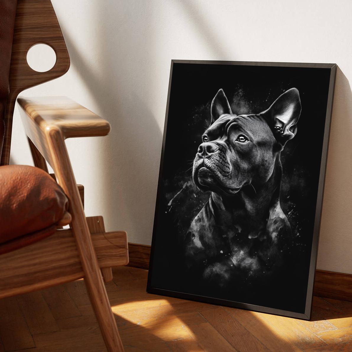 Cane Corso B&W poster sfeerbeeld 3