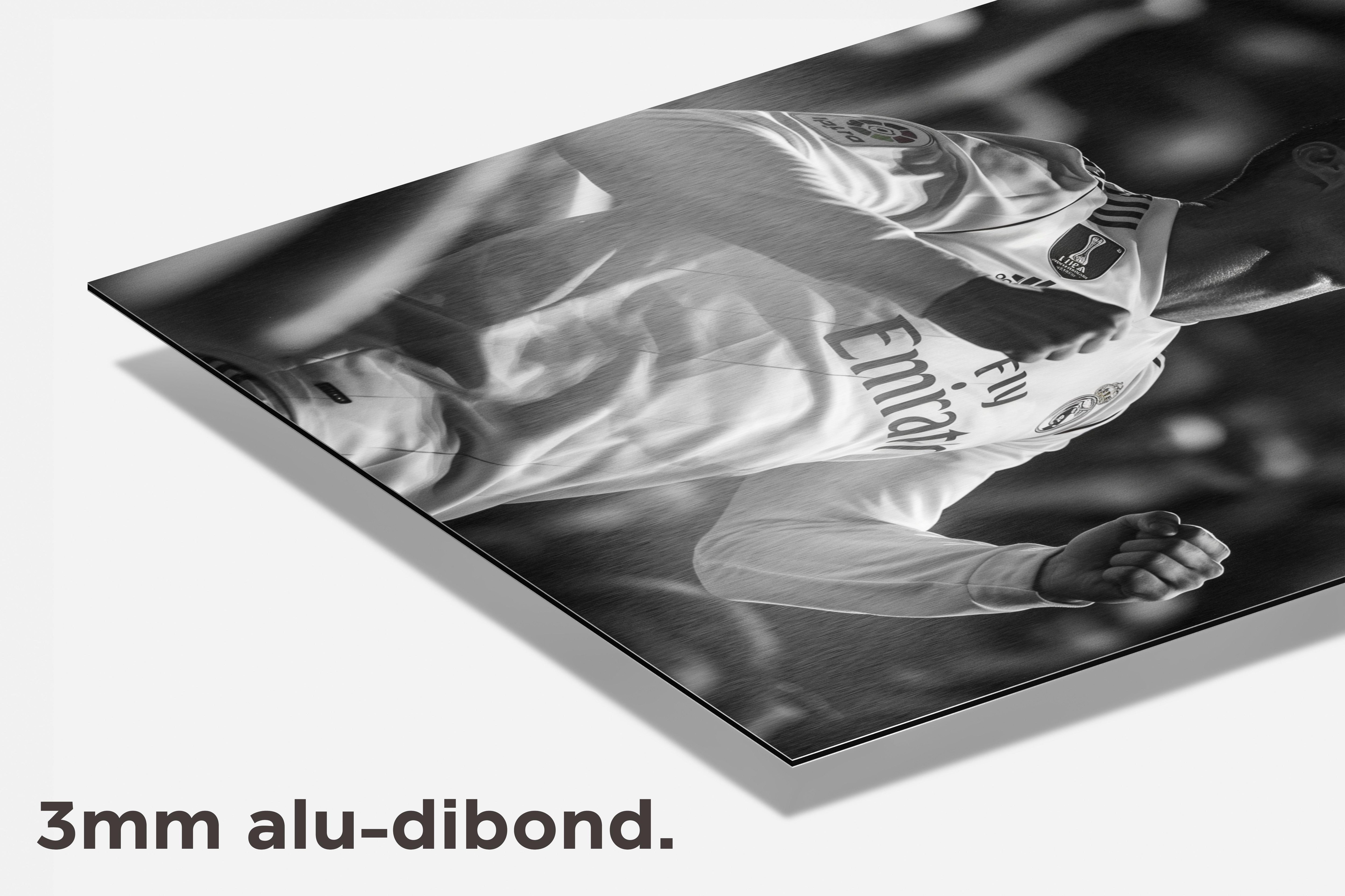 Ronaldo Real Madrid dibond detail