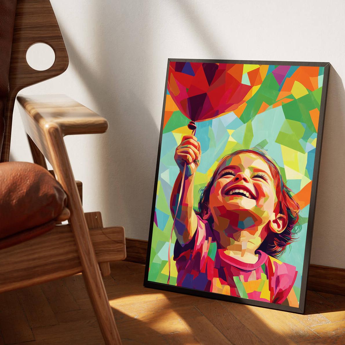 Kid Balloon Pop Art poster sfeerbeeld 3