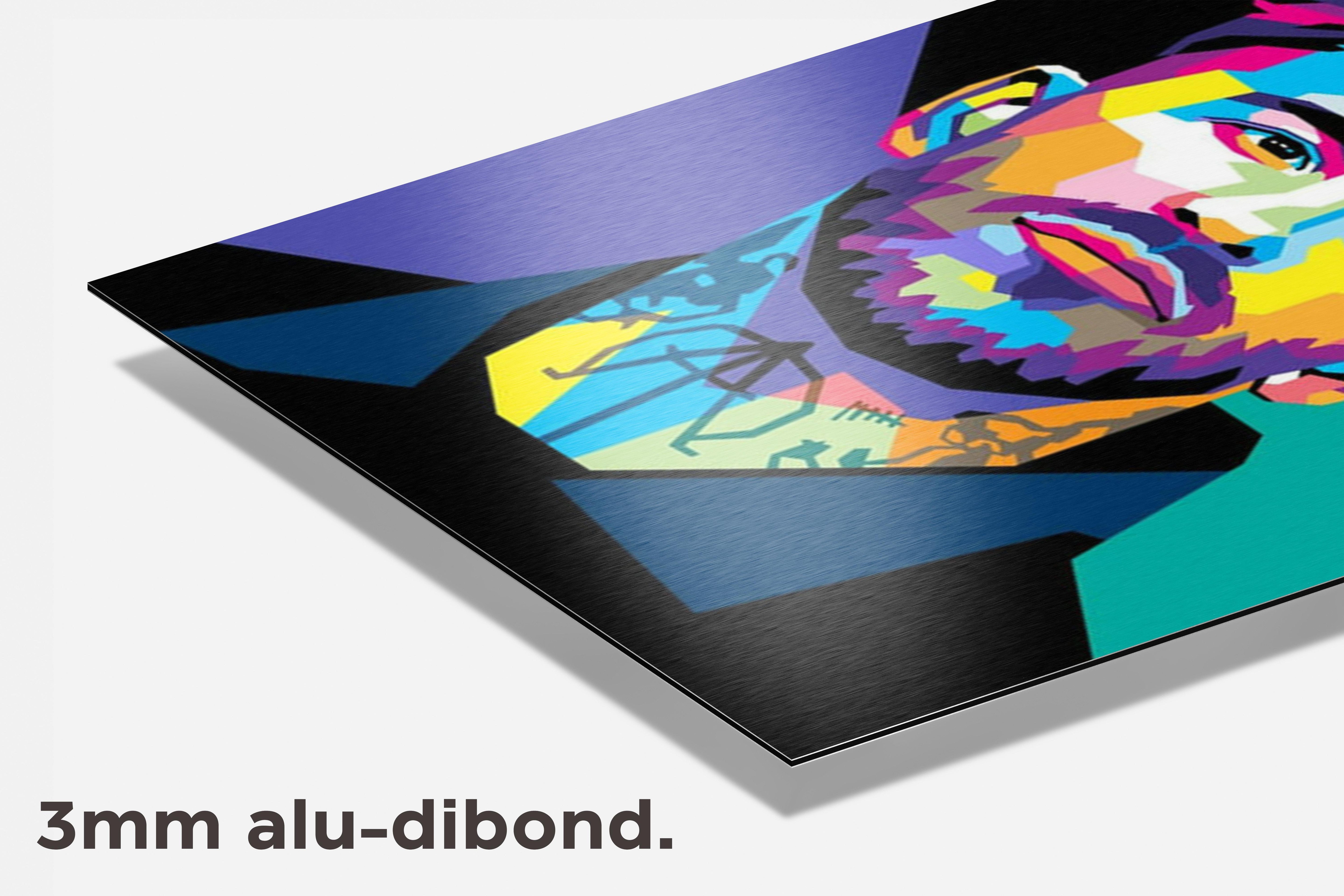 Sergio Ramos dibond detail