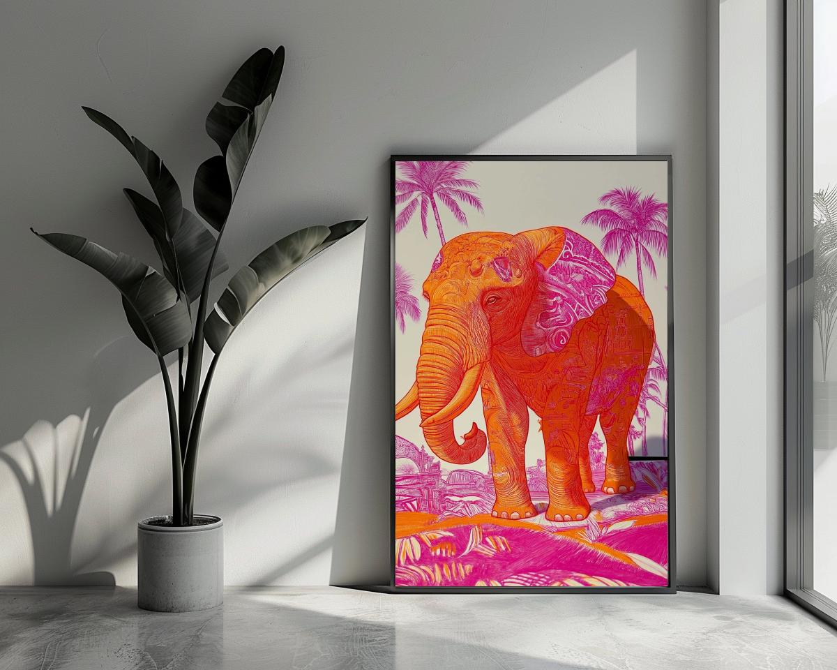Elephant poster van 25 Artstreet