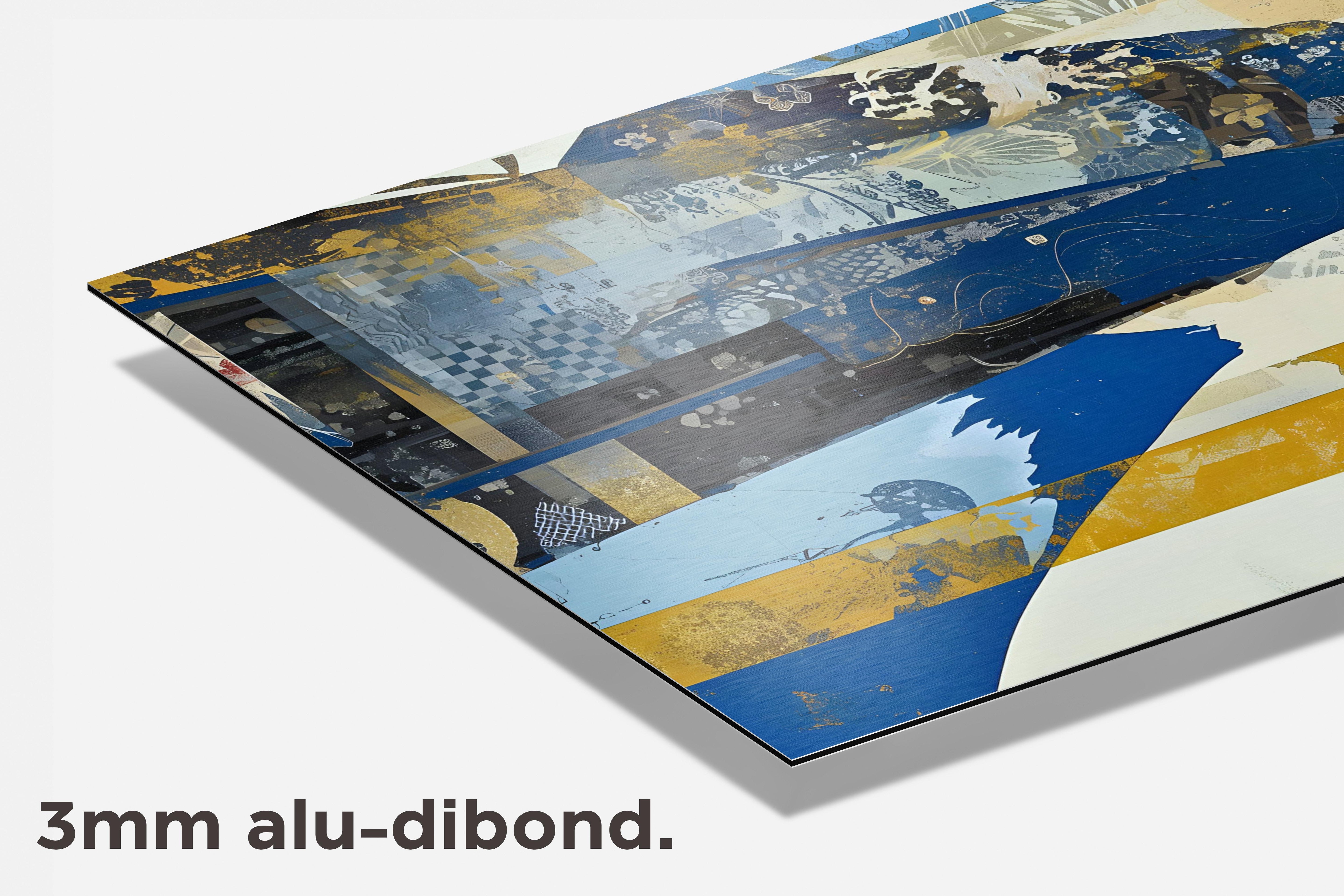 Abstracte Kimono dibond detail