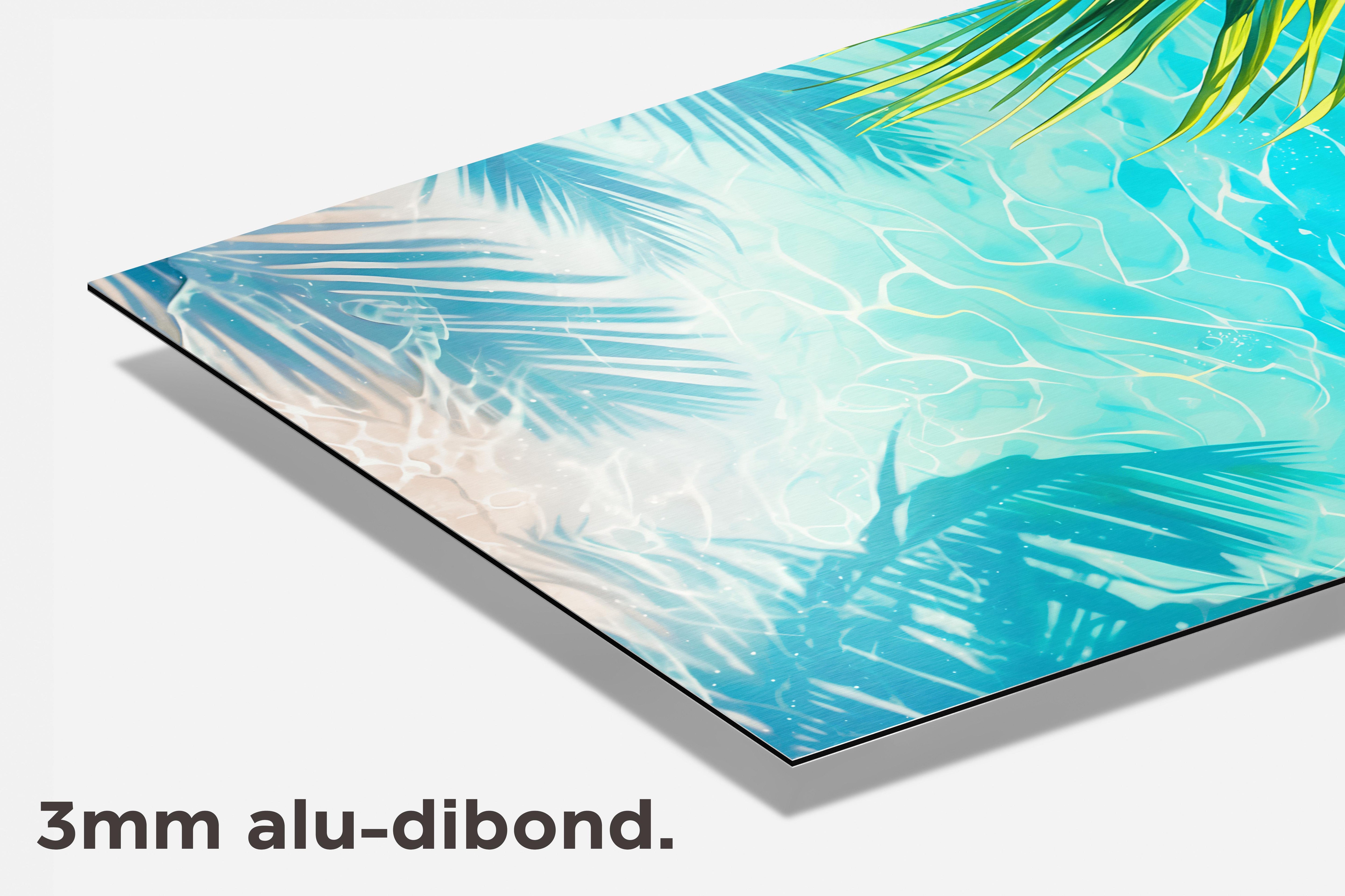 Tropisch dibond detail