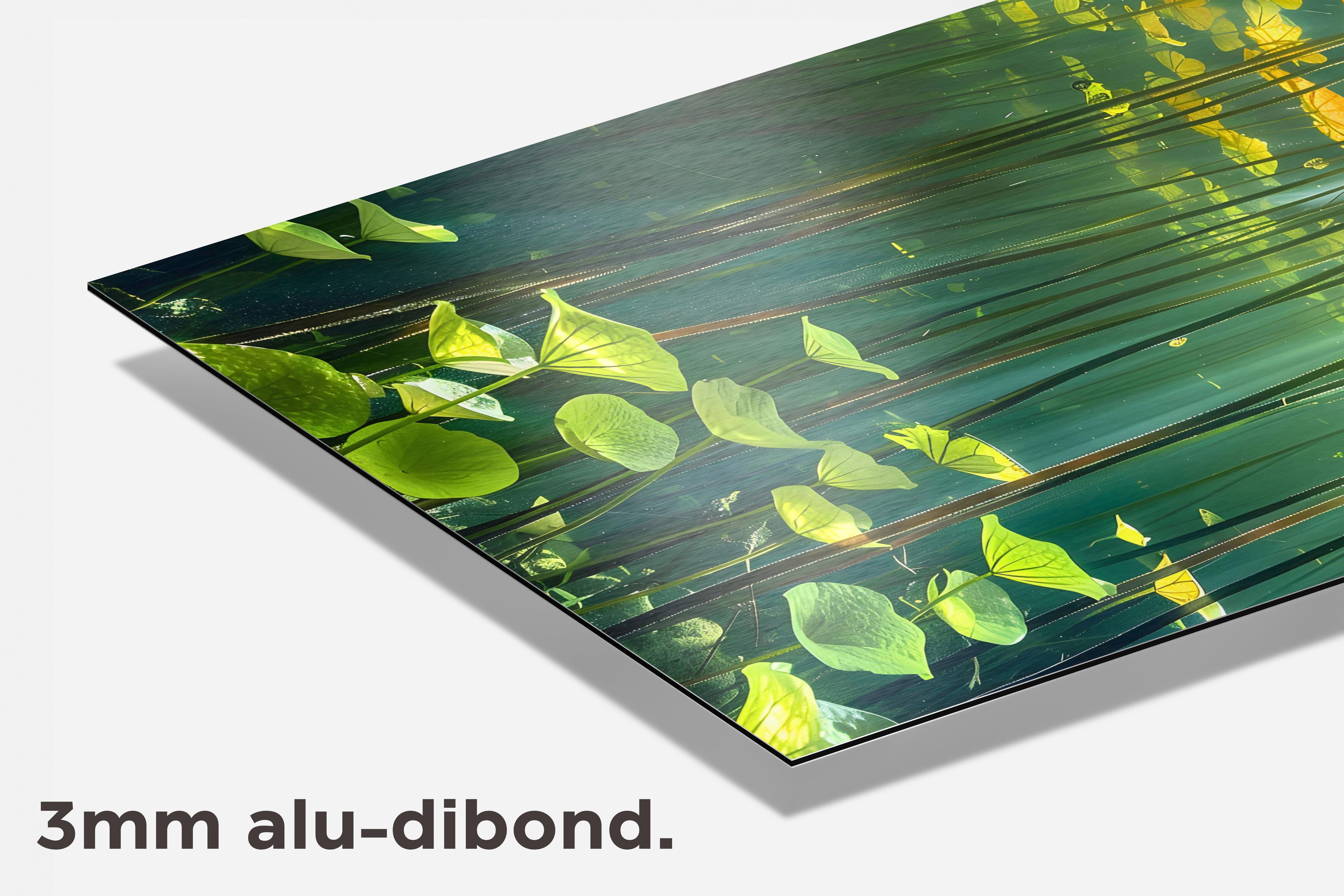 Water Bloemen dibond detail