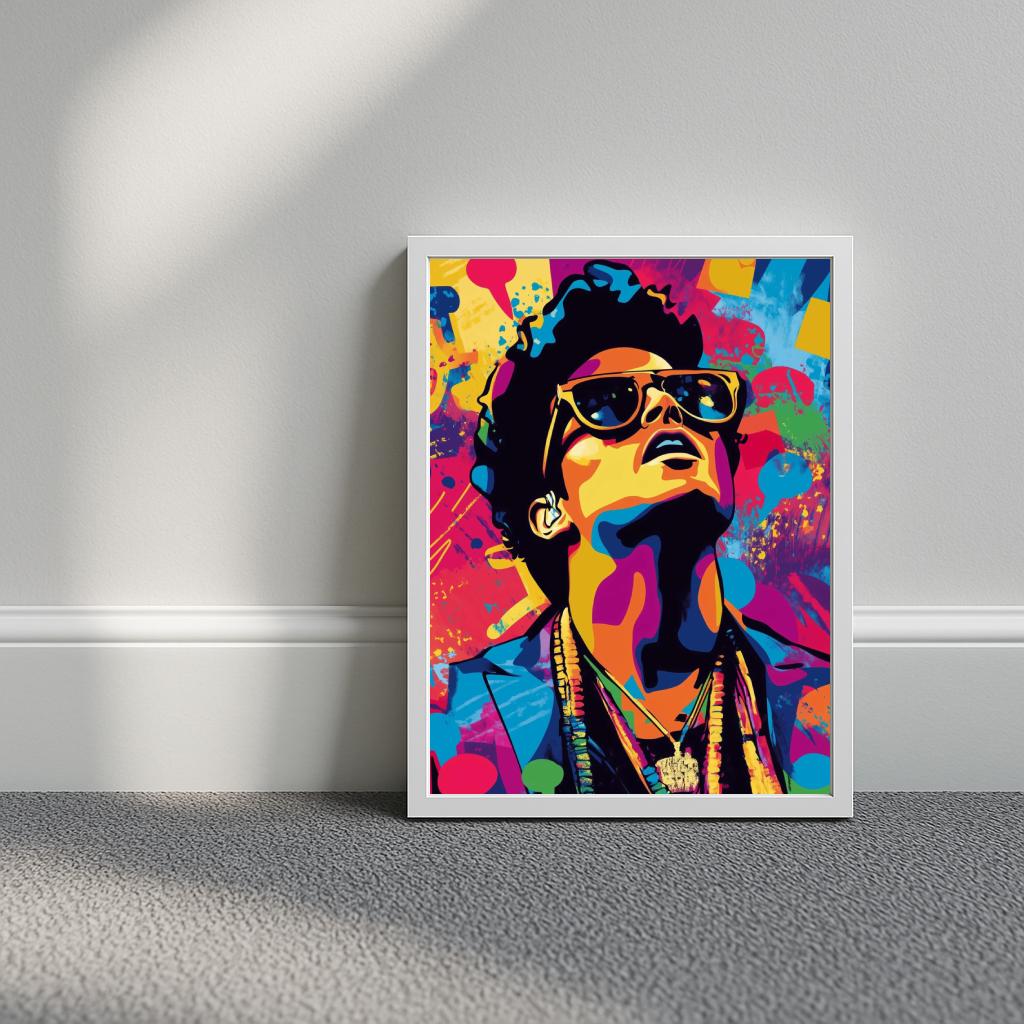 Bruno Mars Pop Art poster sfeerbeeld 3