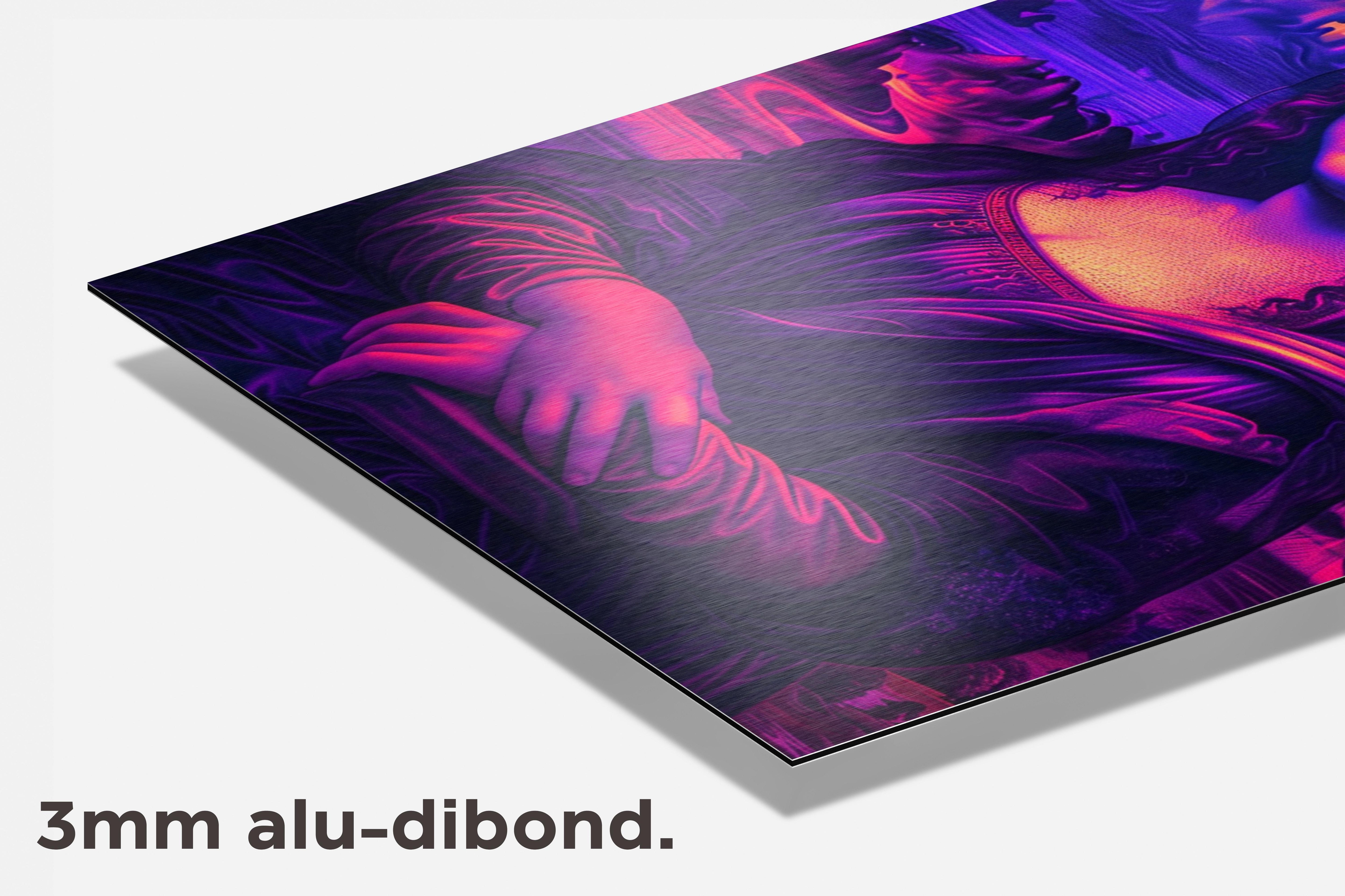 Mona Lisa dibond detail