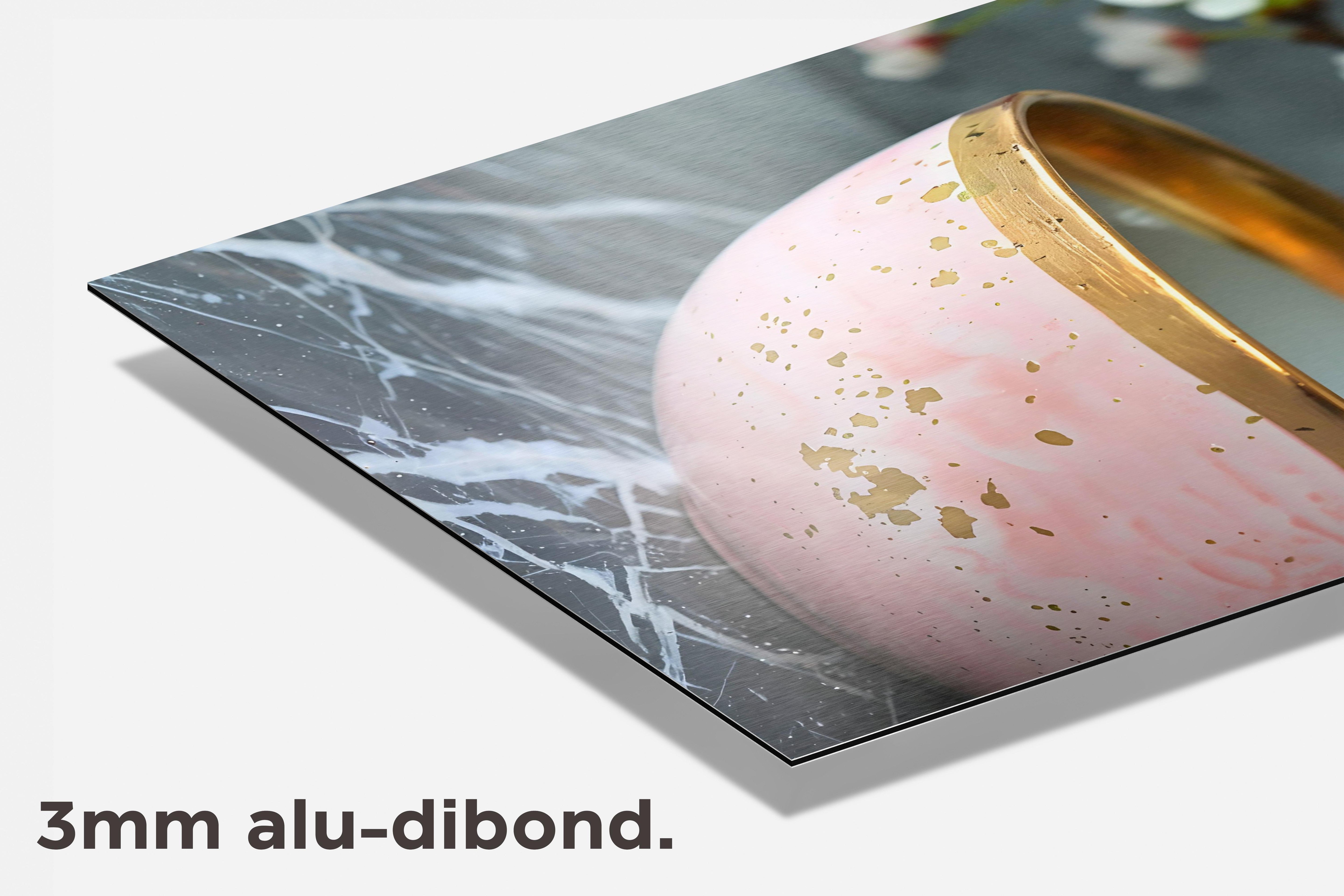 Bloemen Beker dibond detail