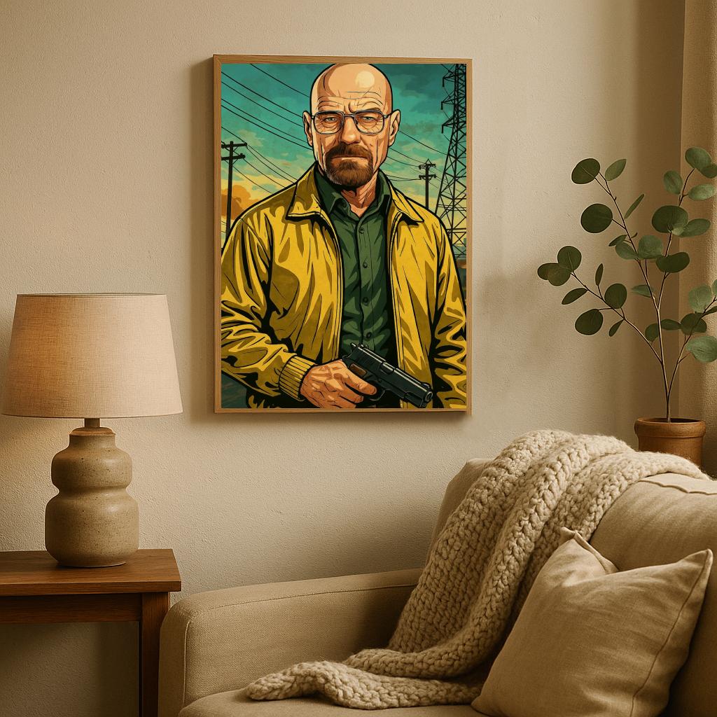 Walter White Breaking Bad poster sfeerbeeld 2