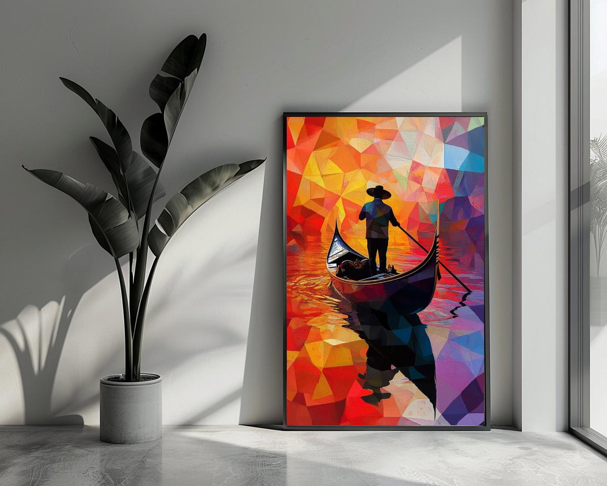 Gondola Venice Pop Art poster van 25 Artstreet